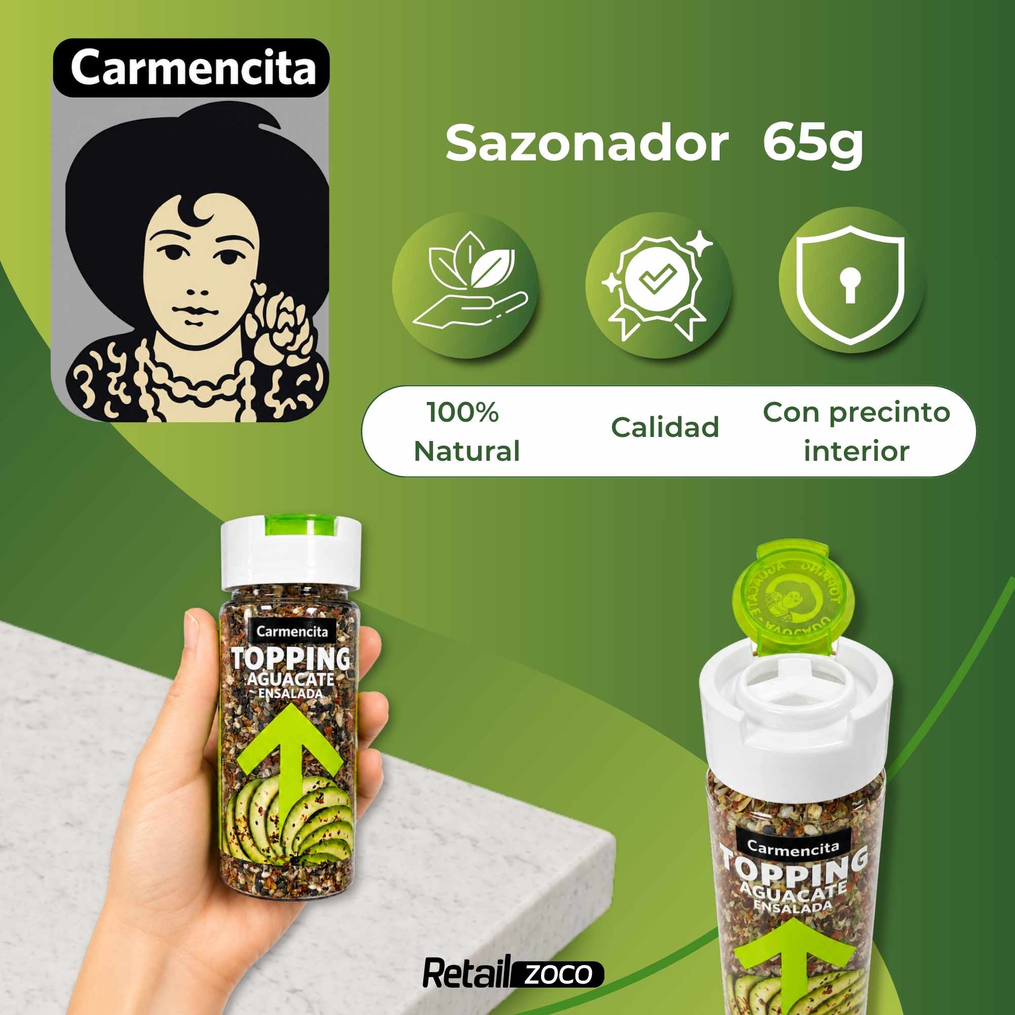 Topping Aguacate Ensalada Carmencita  65 g - imagen 7