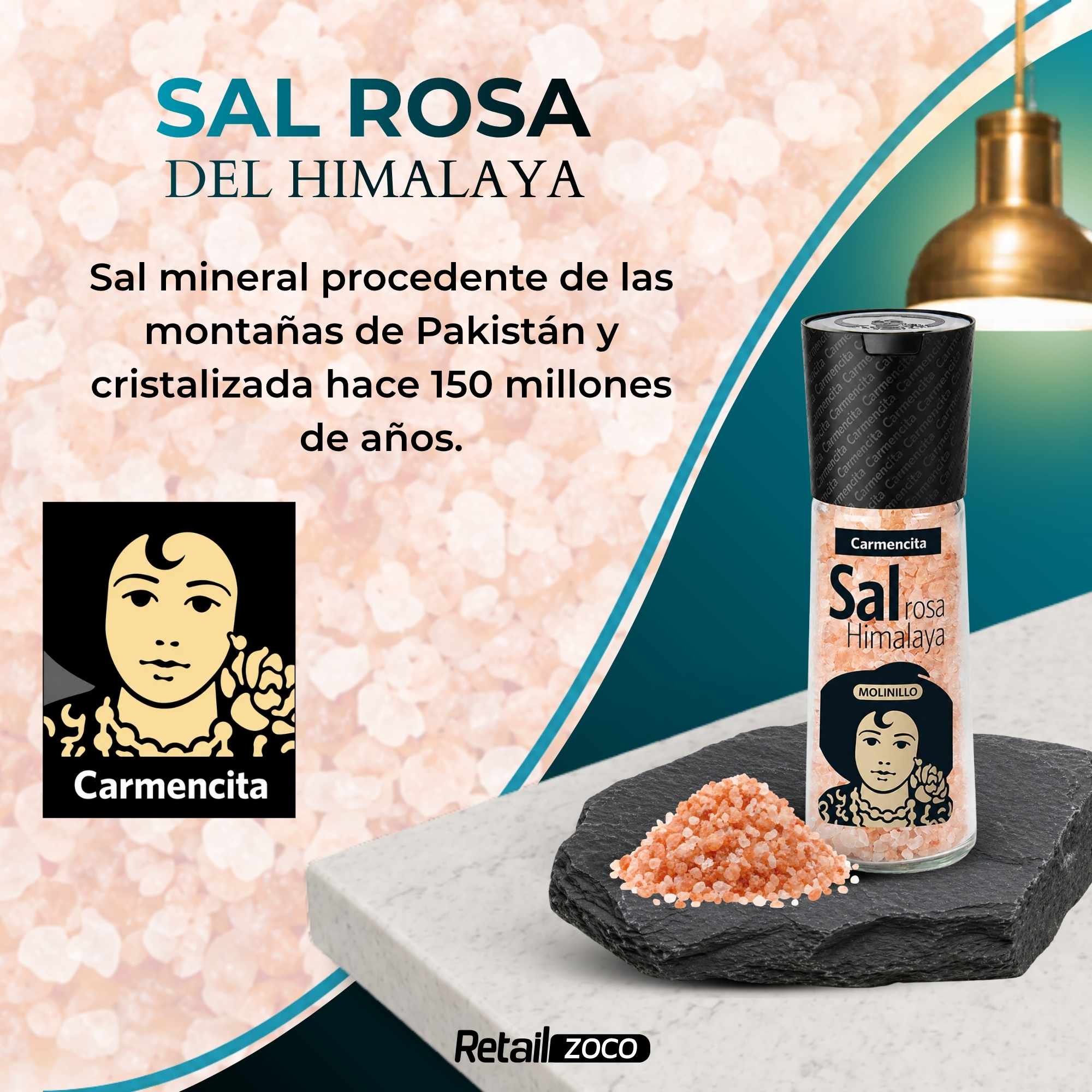 Sal Rosa del Himalaya Carmencita 103 g - imagen 2