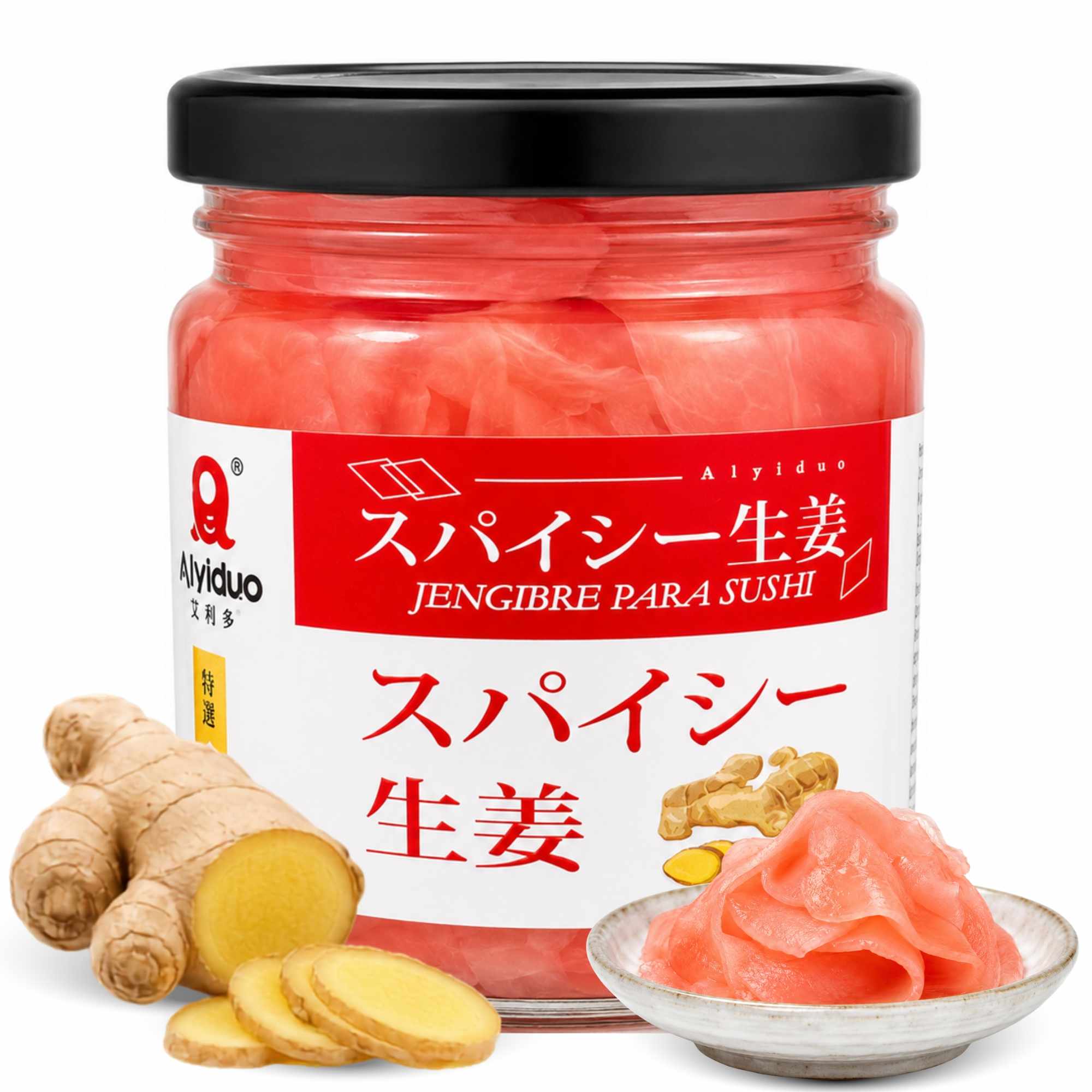 Jengibre rosa para Sushi y Sashimi 190 g