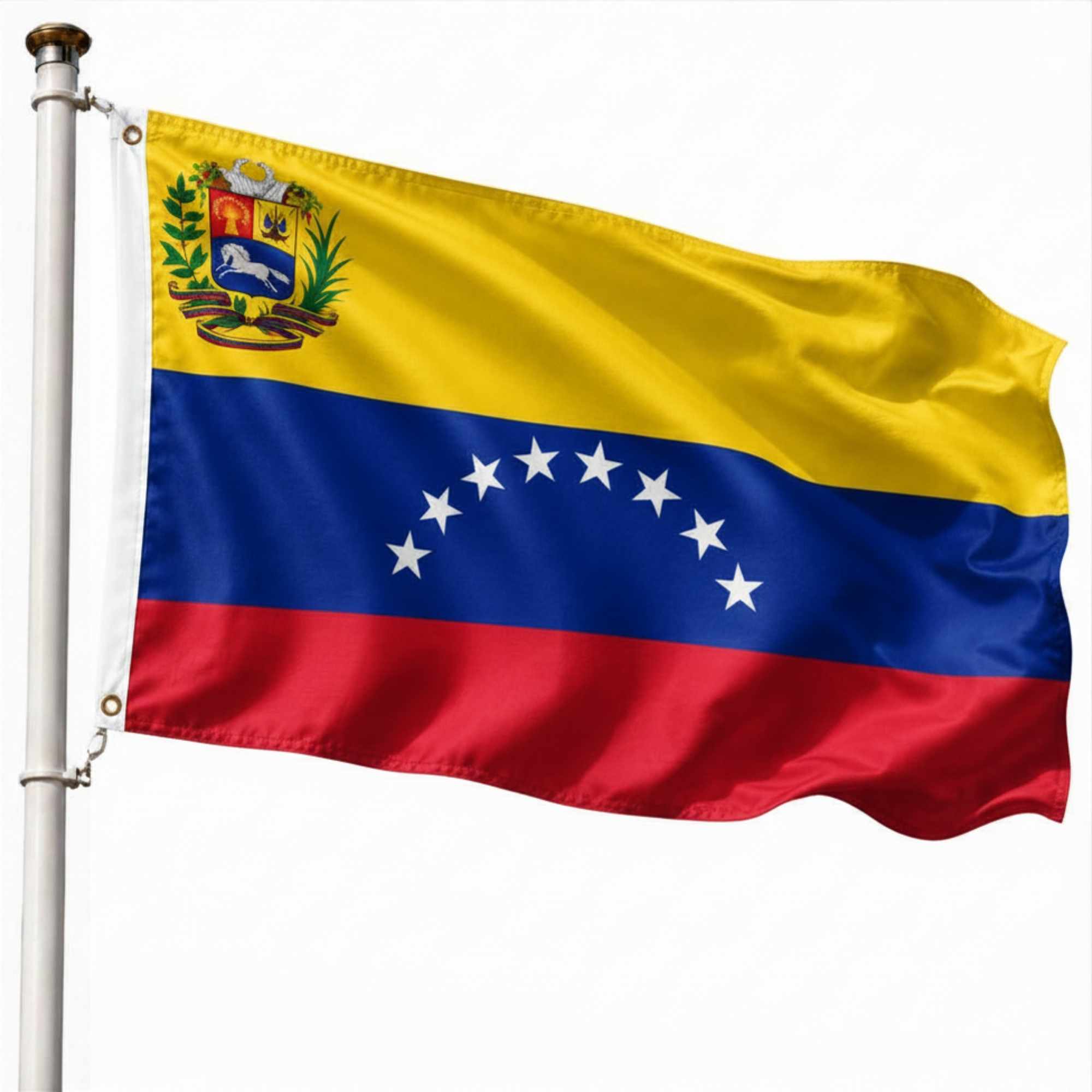 Bandera Venezuela 90x150 cm con 2 ojales - imagen 1
