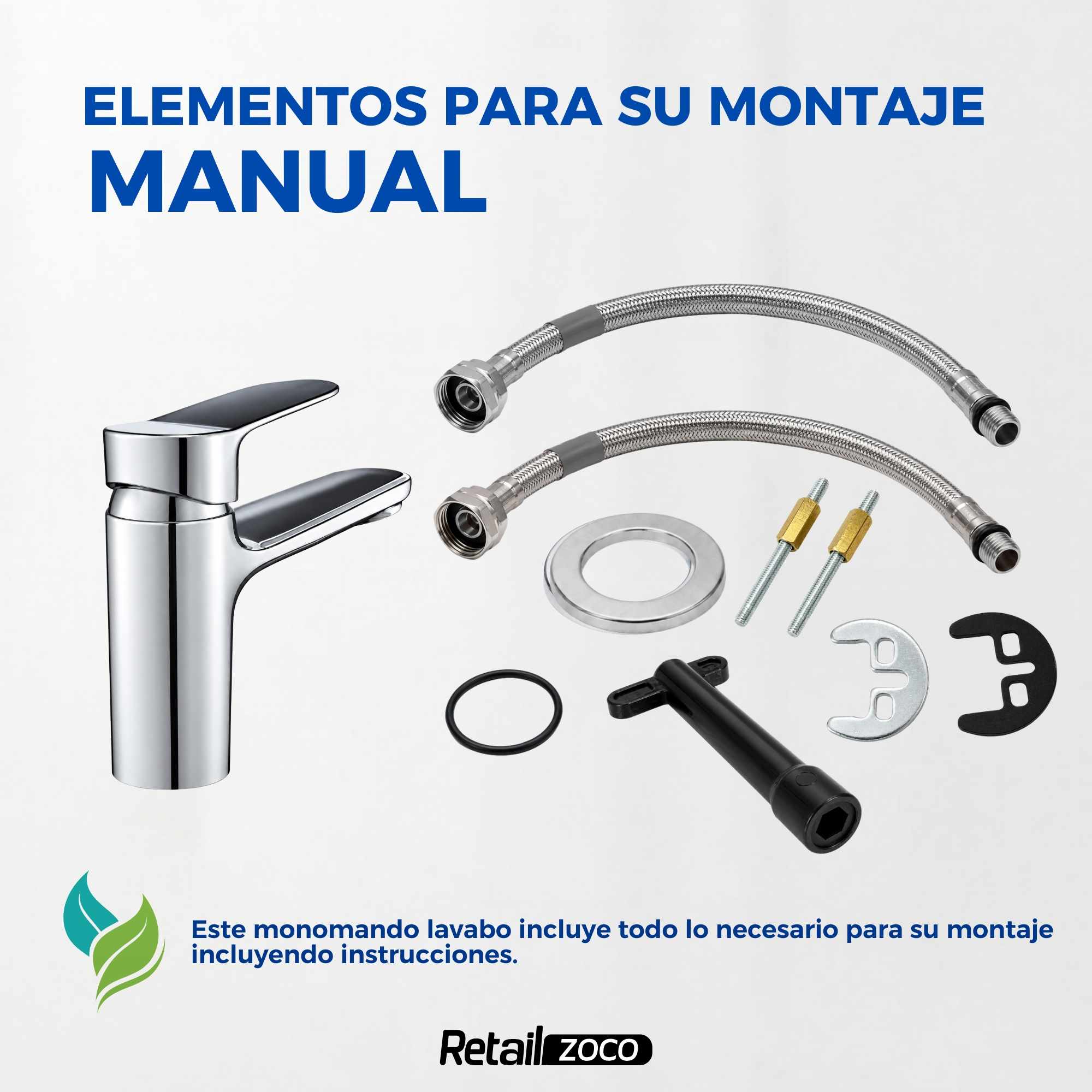 Grifo Monomando para lavabo cromado Borras Colección Talent - imagen 5
