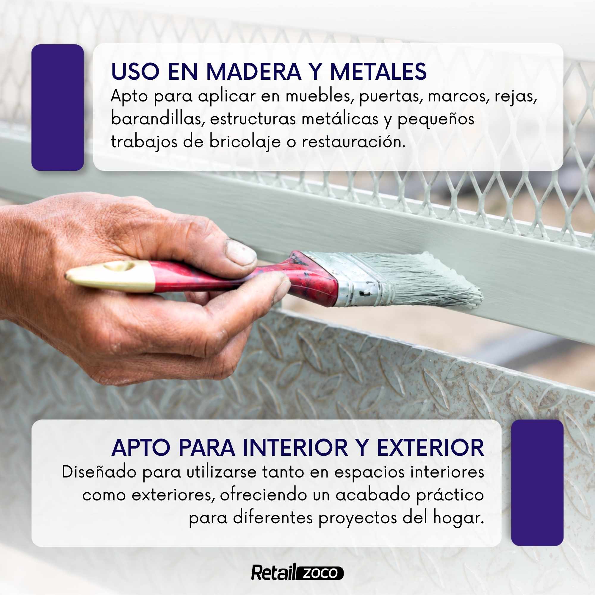 Esmalte sintetico Gris Perla 375 ml - imagen 3
