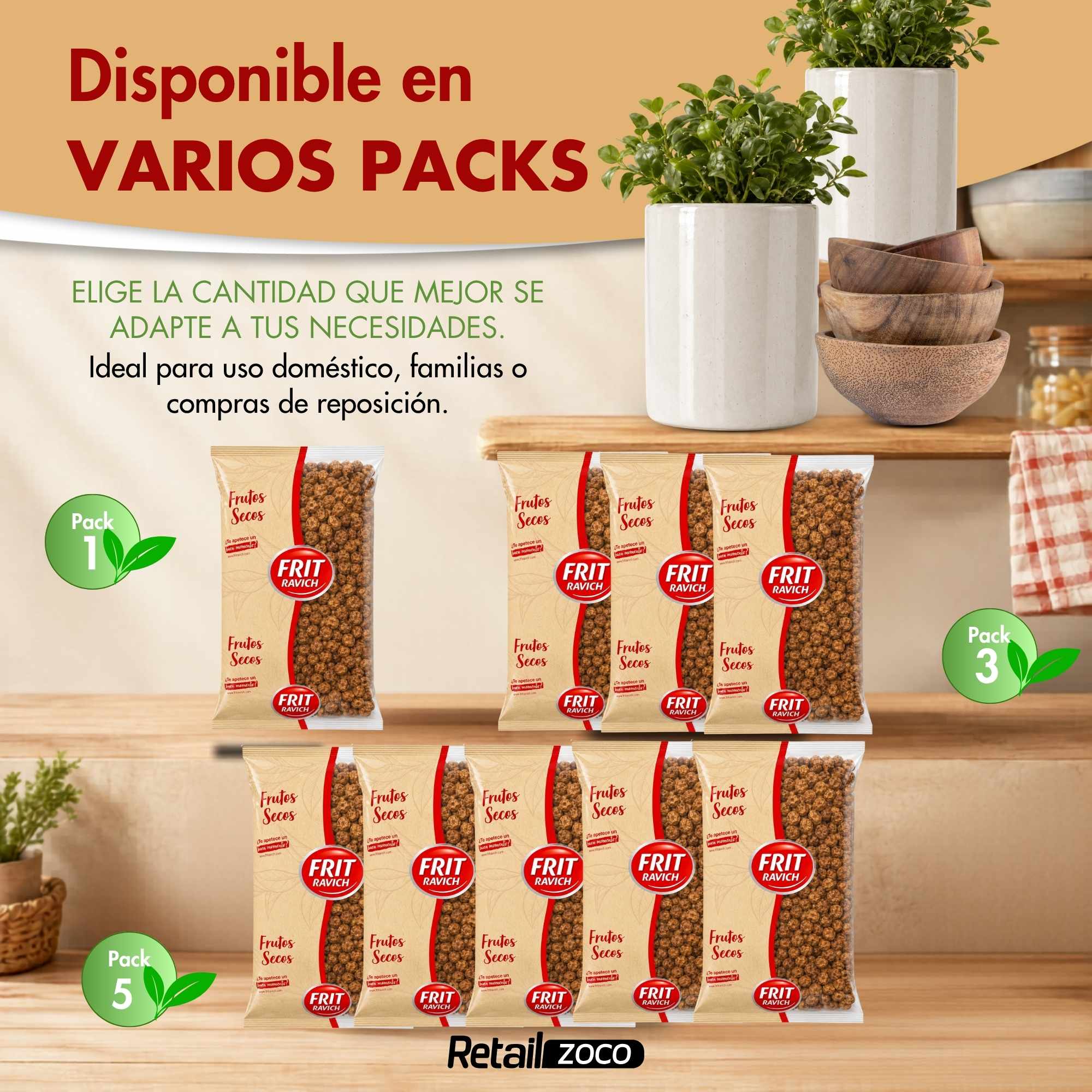 Chufas Grandes 1 Kg Frit Ravich - imagen 6
