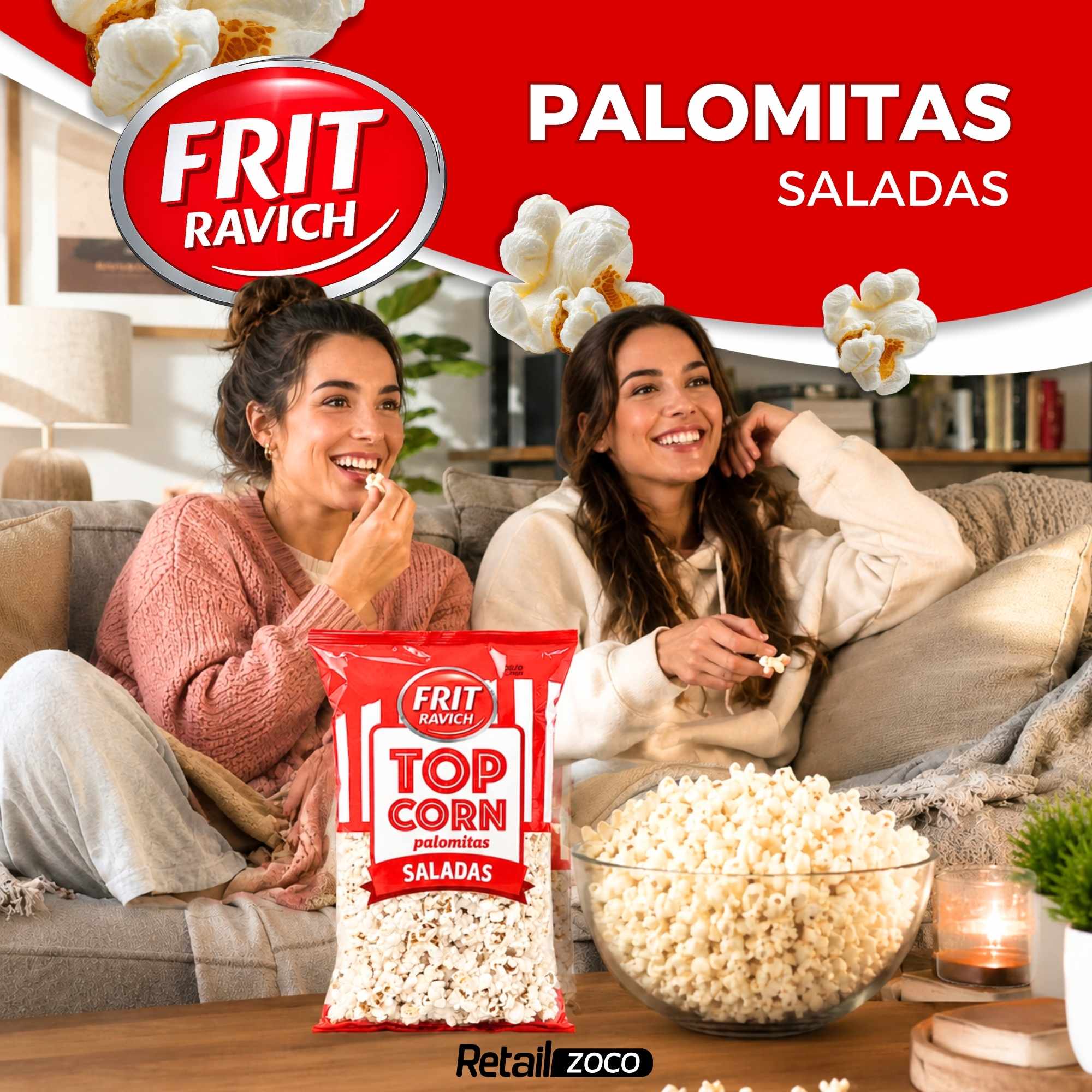Palomitas Saladas 80 g Frit Ravich Sin Gluten - imagen 2