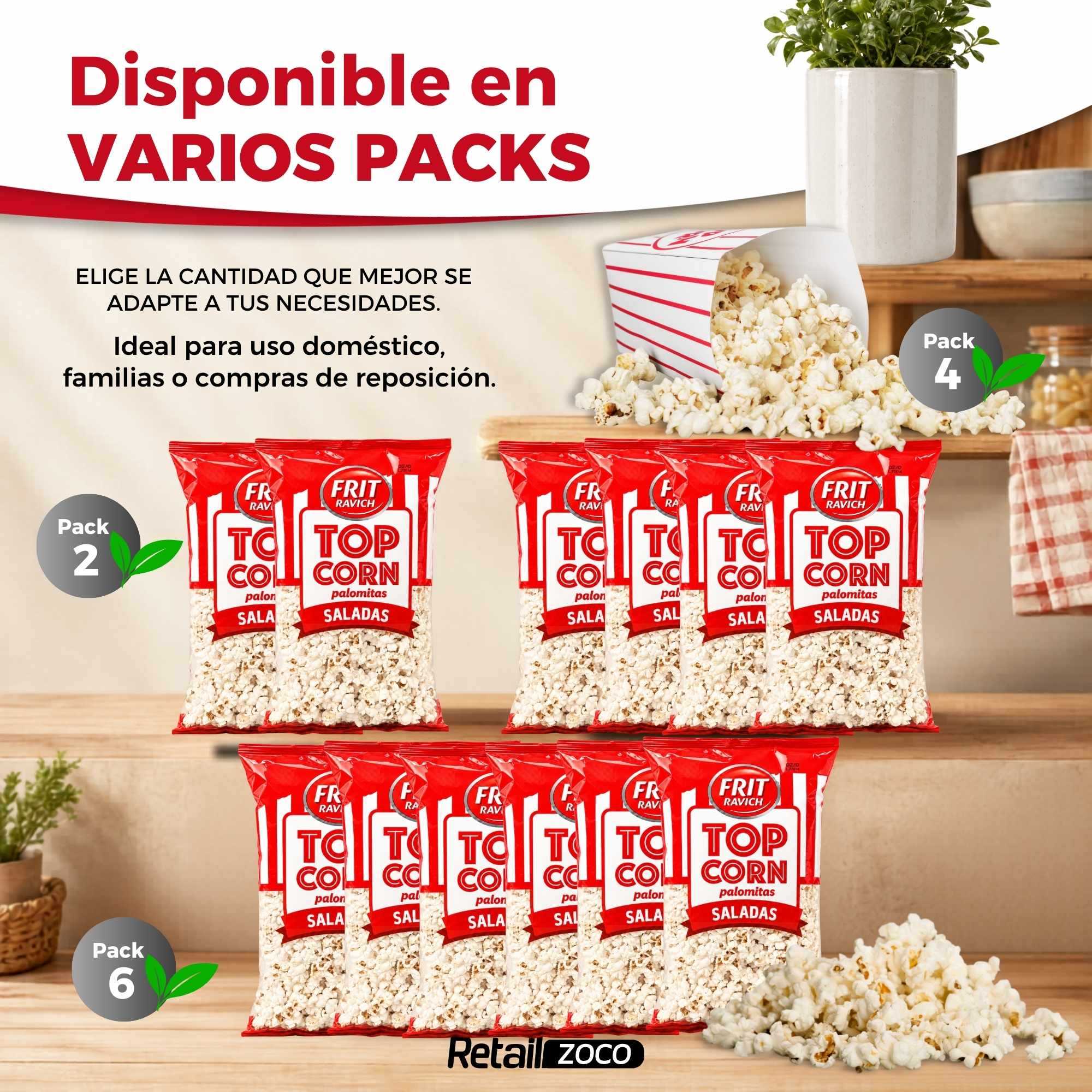 Palomitas Saladas 80 g Frit Ravich Sin Gluten - imagen 6