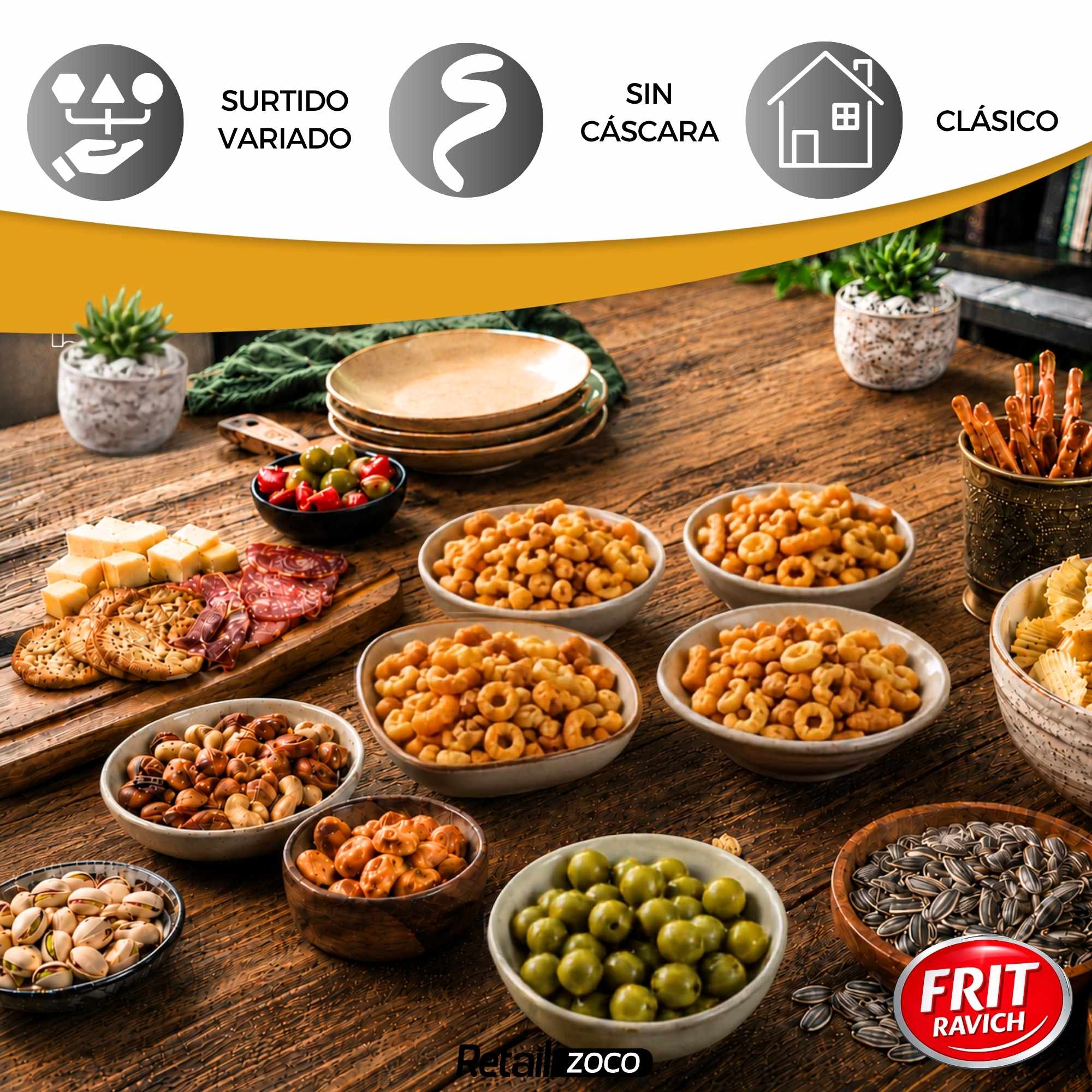 Cocteleo de frutos secos sin cascara 300 g Frit Ravich Sin Gluten - imagen 4