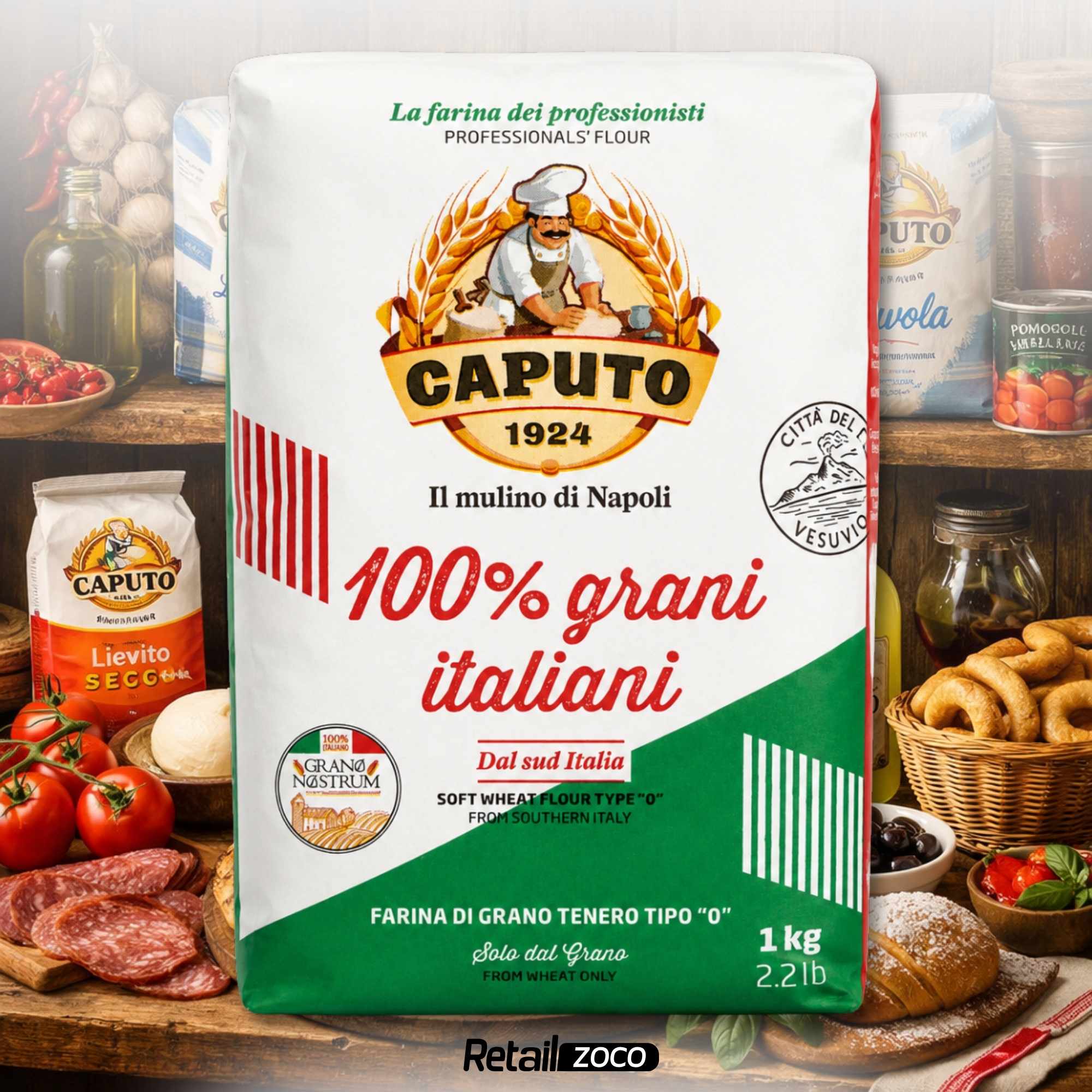 Harina Caputo Tipo 0 de 100% trigo Italiano 1 Kg - imagen 6