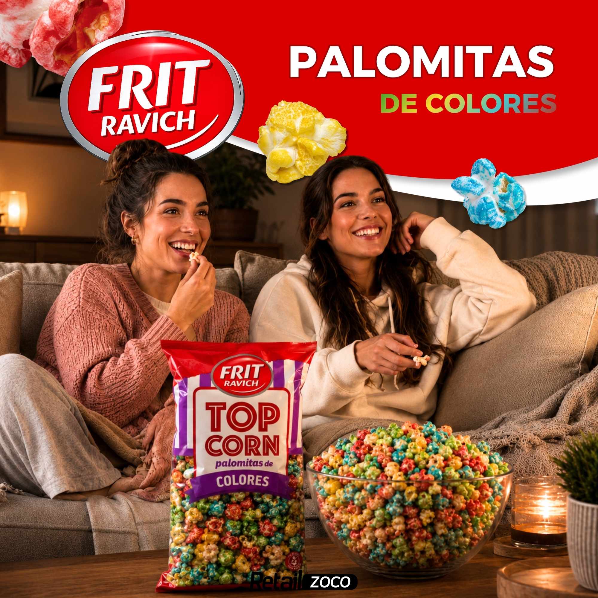 Palomitas de colores 130 g Frit Ravich Sin Gluten - imagen 2