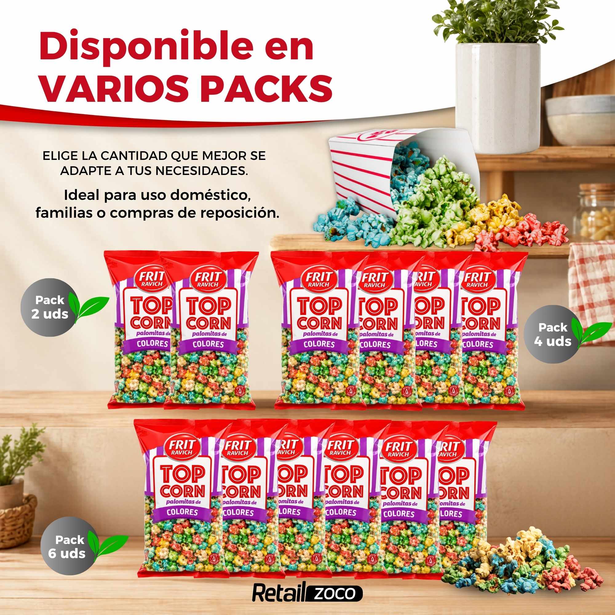 Palomitas de colores 130 g Frit Ravich Sin Gluten - imagen 6
