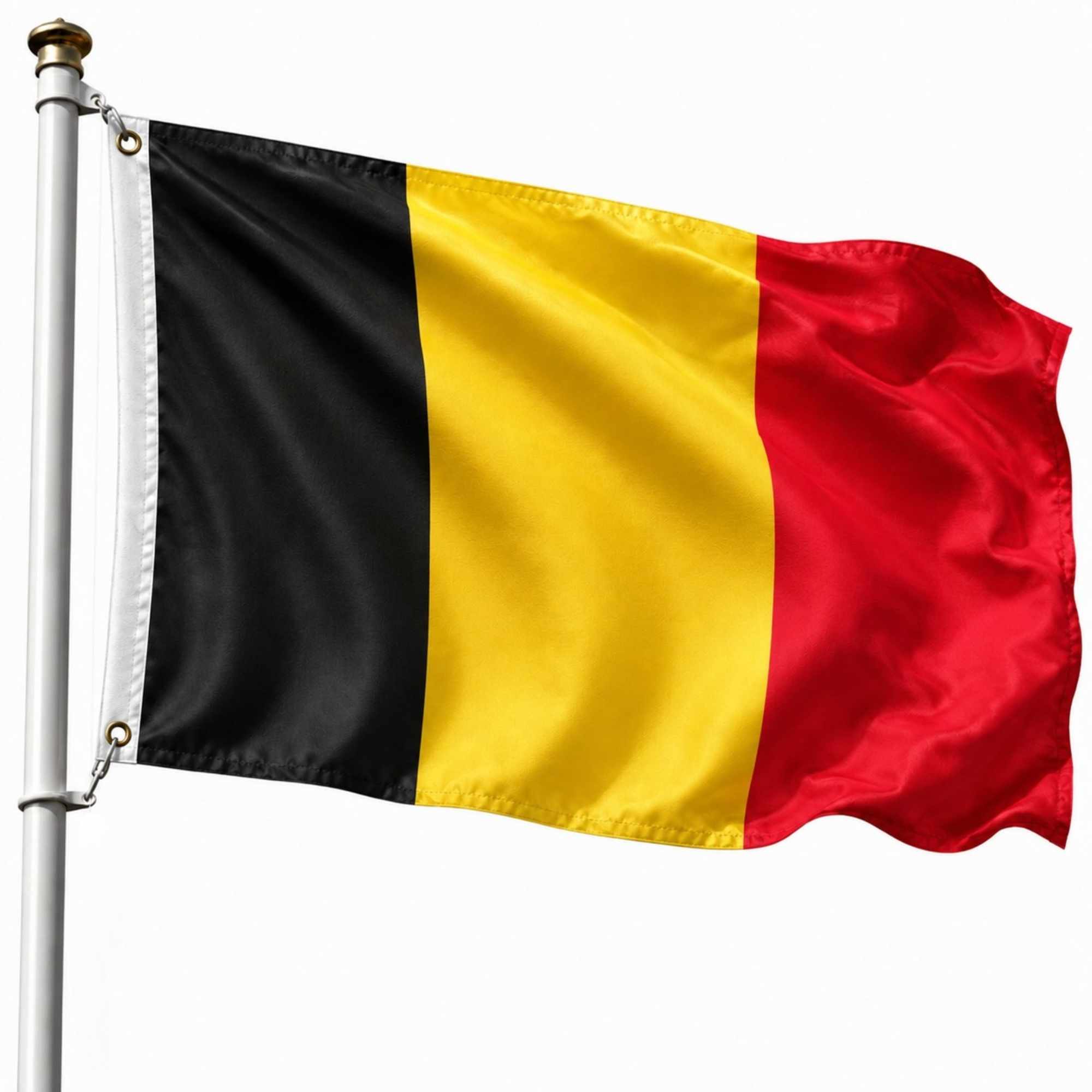 Bandera Belgica grande para Exterior 90x150cm con 2 ojales - imagen 1