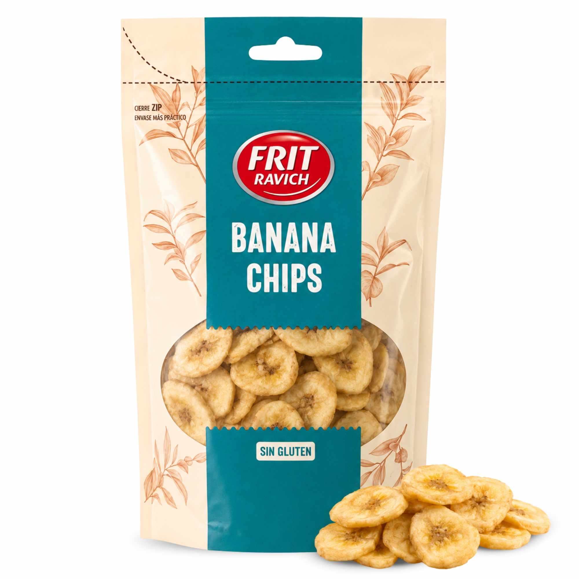 Banana Chips Doypack Frit Ravich 100 g