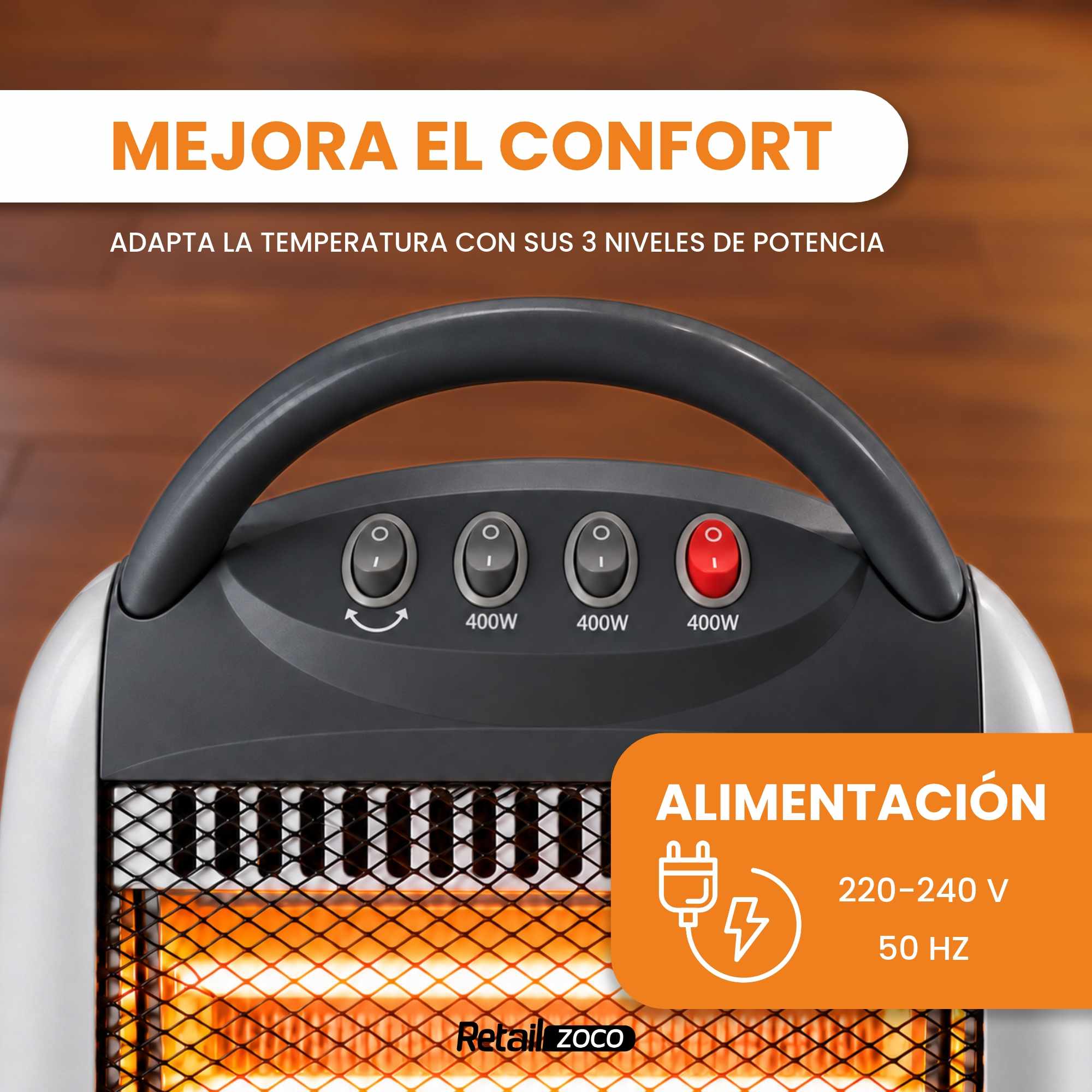 Estucha eléctrica giratoria 3 niveles Negra - imagen 4