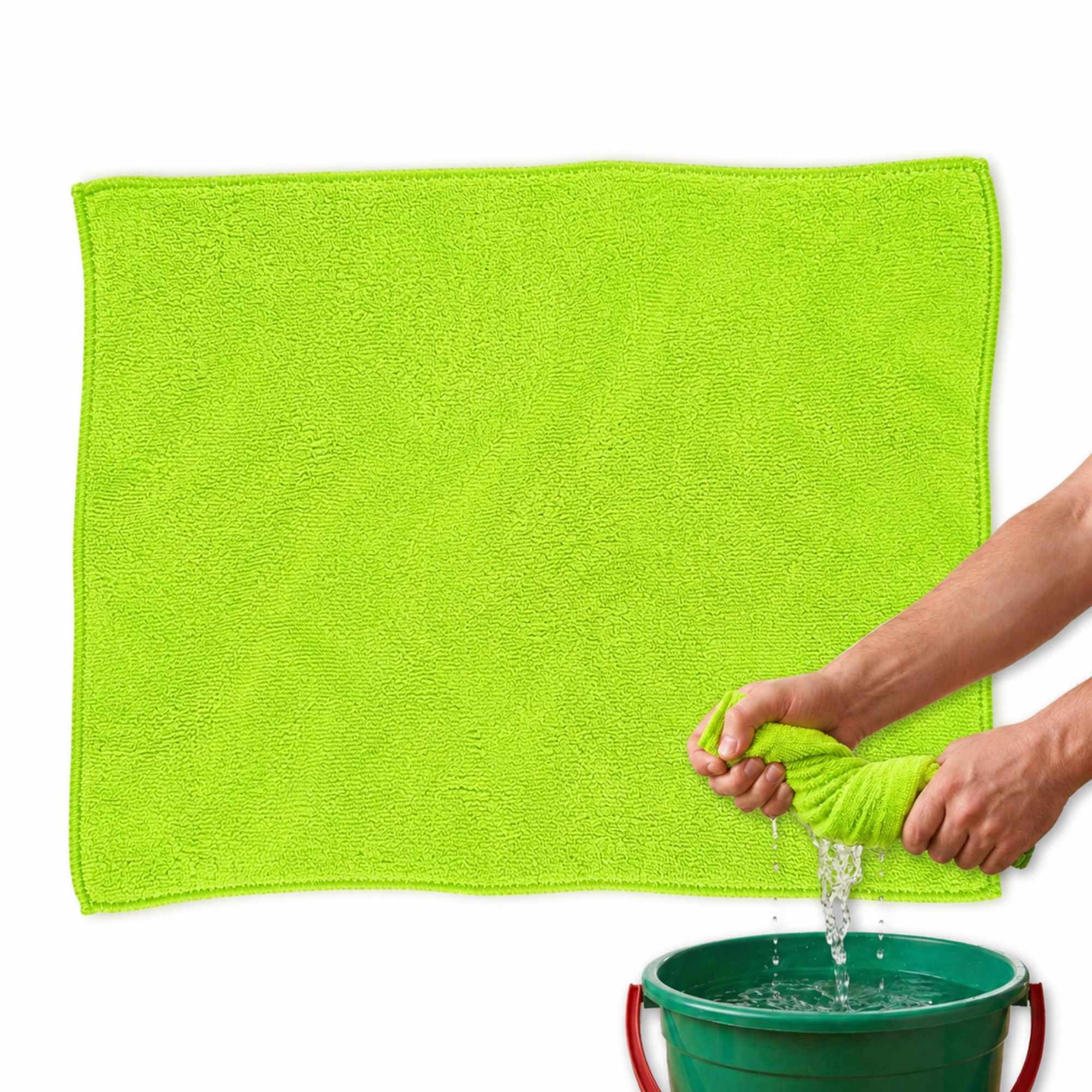 Paño de microfibra 30x40 cm Verde