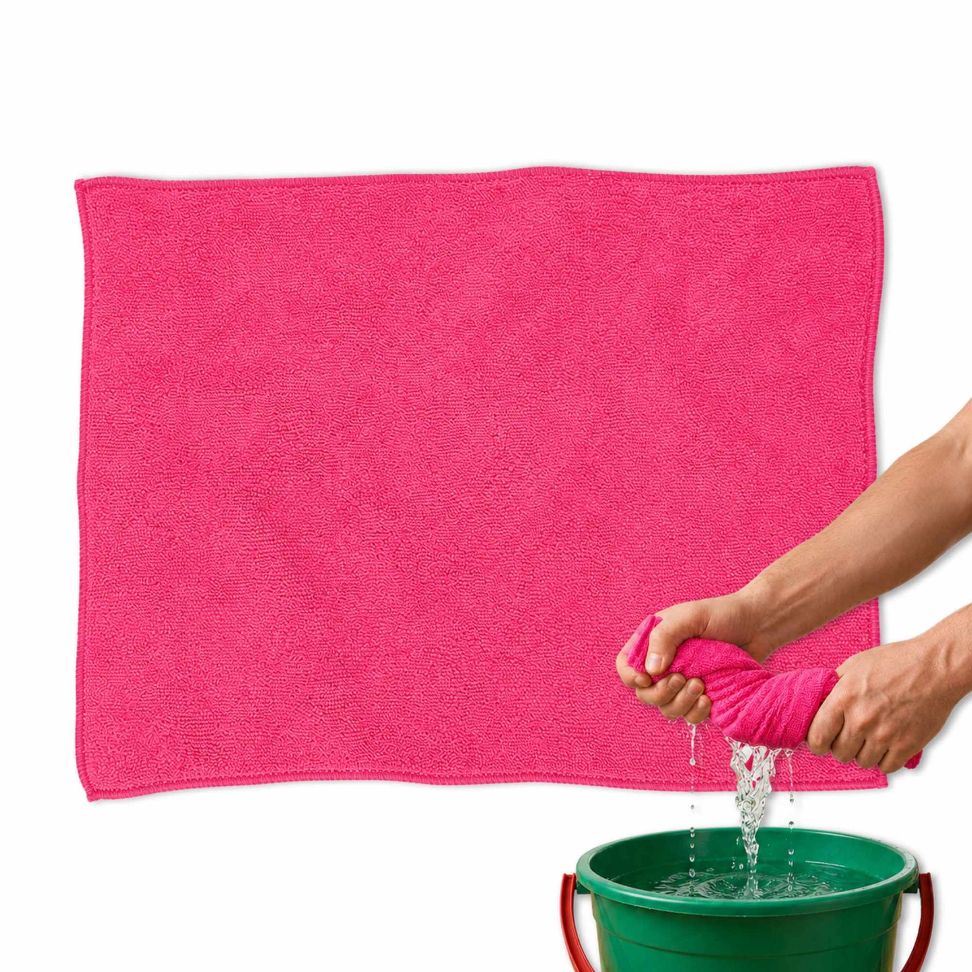 Paño de microfibra 30x40 cm Fucsia
