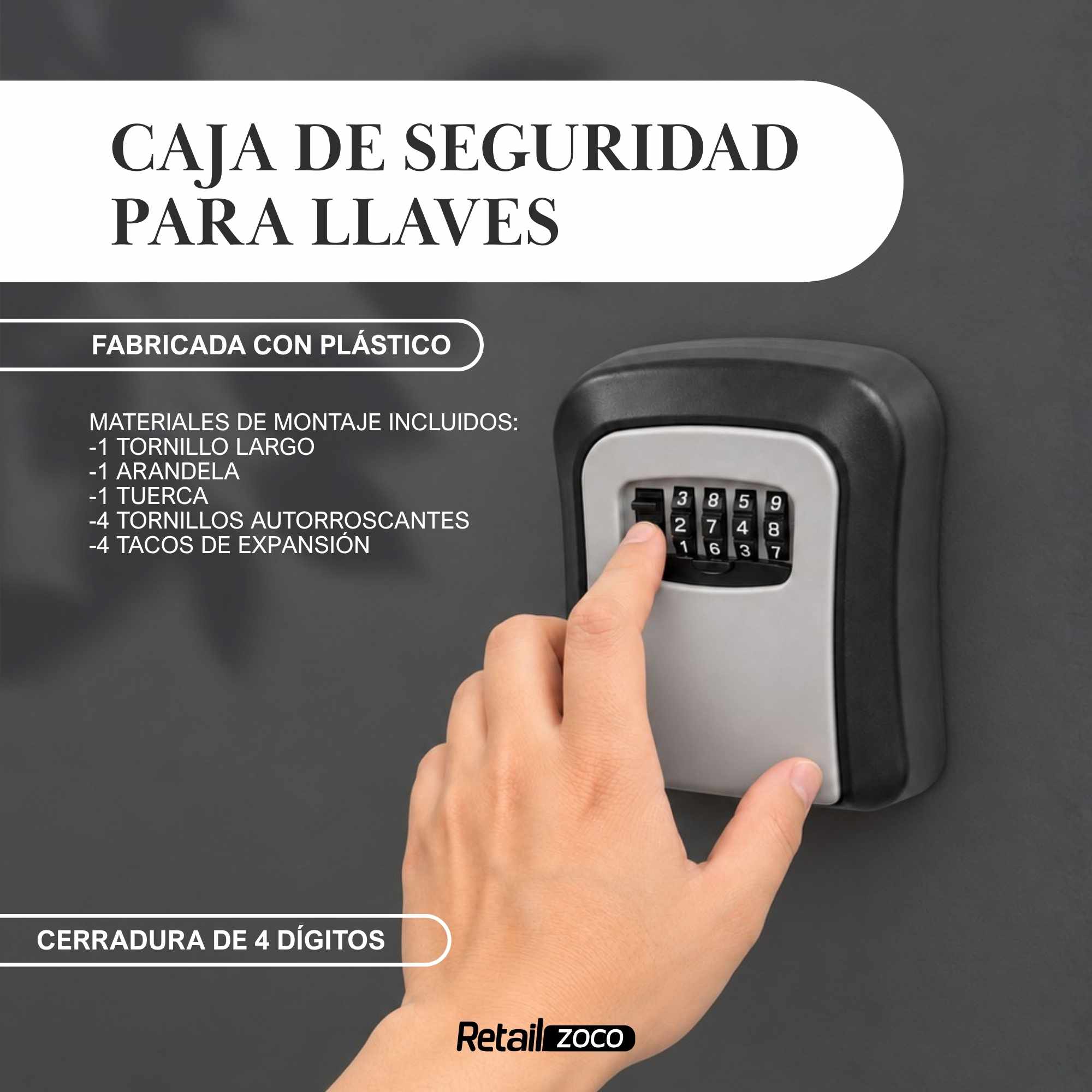 Caja de Seguridad para Llaves plástico - imagen 2