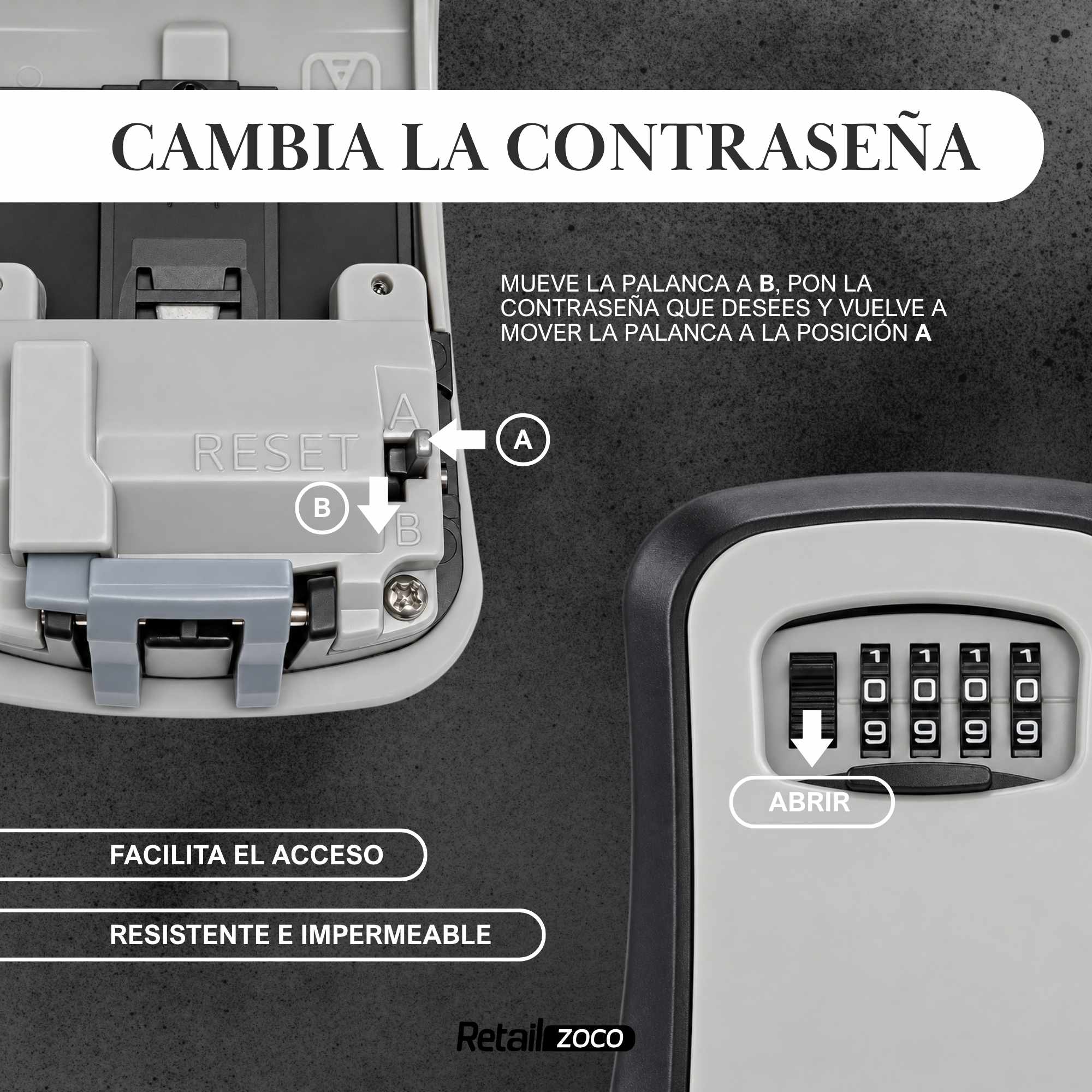 Caja de Seguridad para Llaves plástico - imagen 4