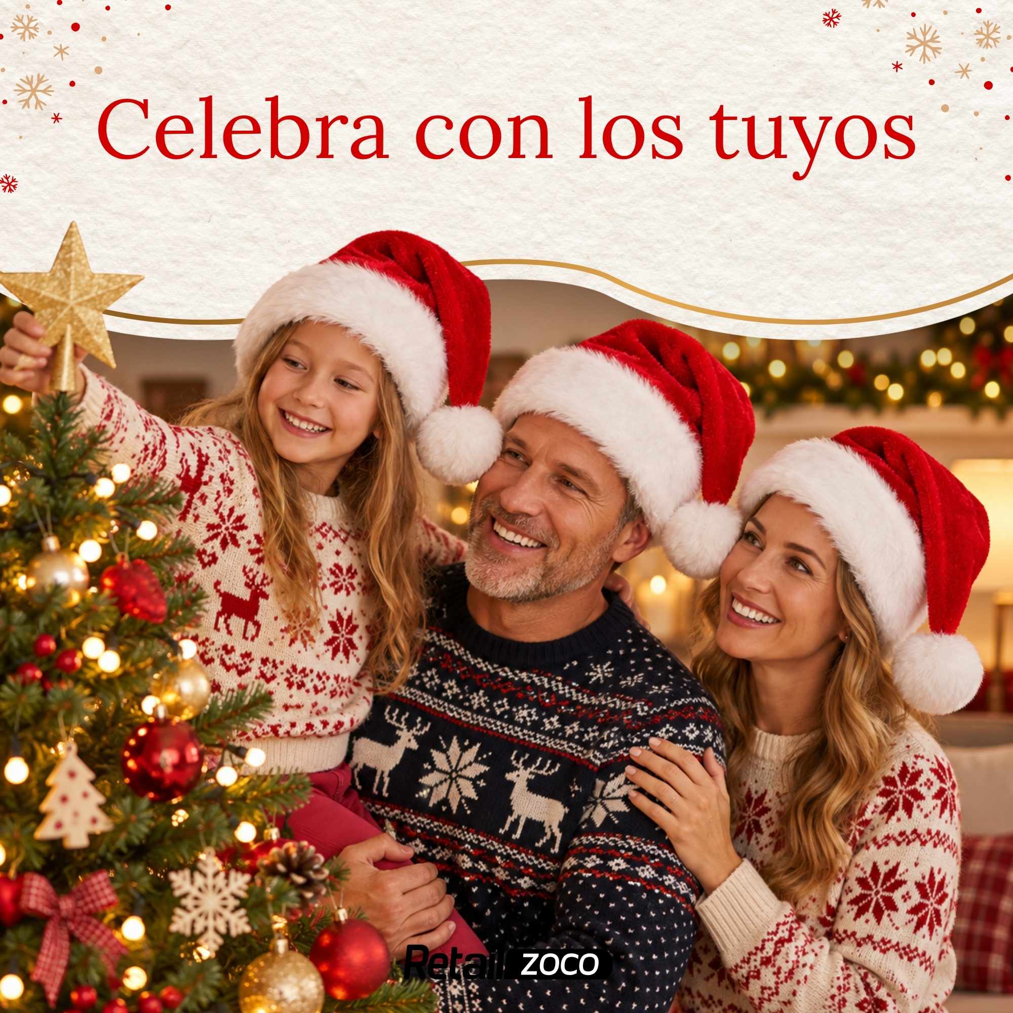 Gorro de Papa Noel adulto doble capa - imagen 5