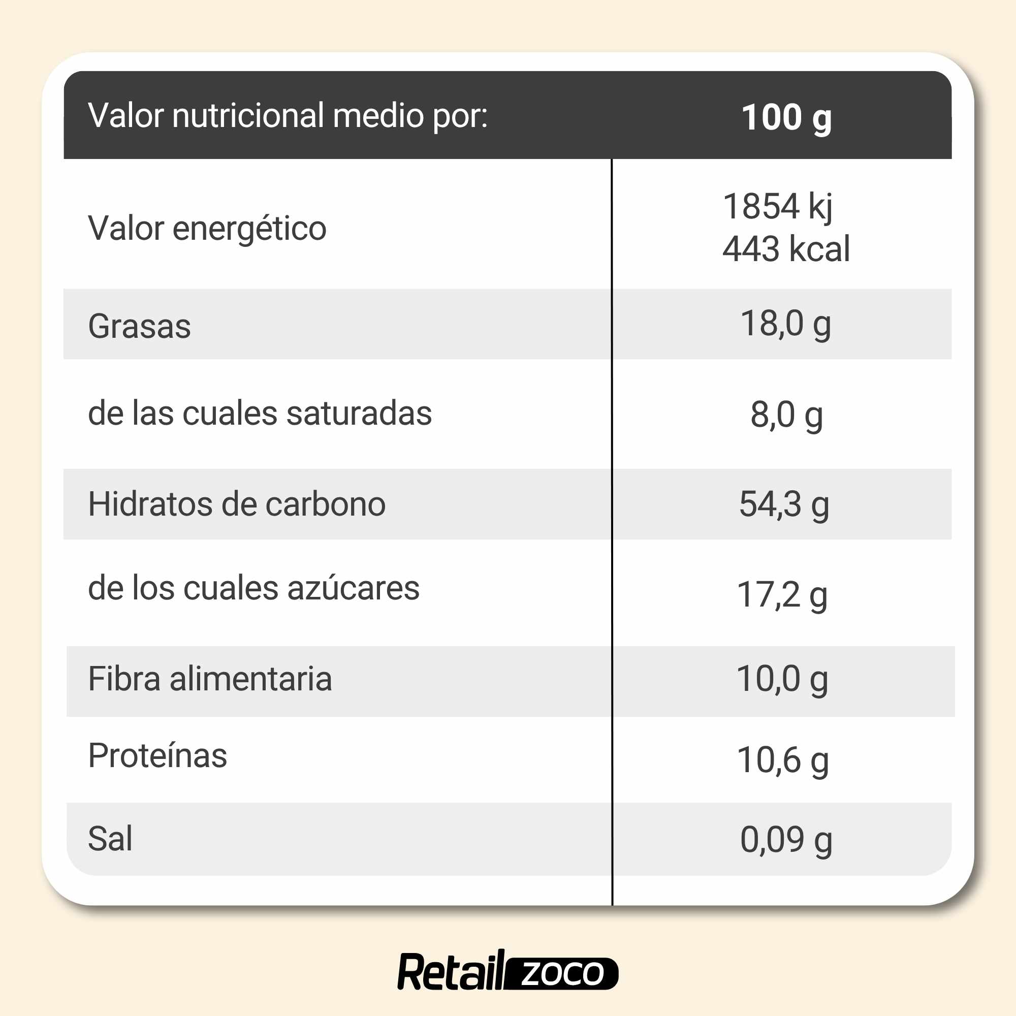 Granola SIN Gluten de Algarroba con Coco 300g Grand Carob - imagen 4