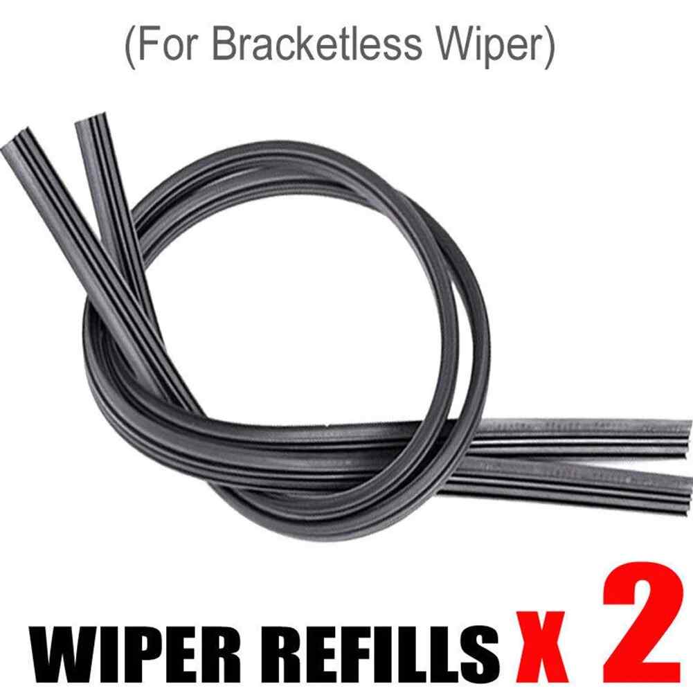Gomas de Limpiaparabrisas universal (2 uds) 70 cm x 6 mm negro - imagen 5