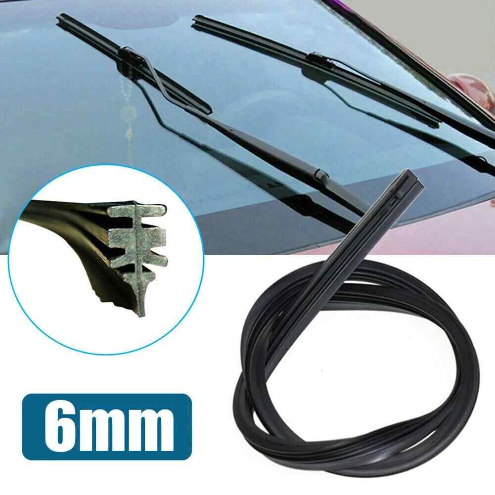 Gomas de Limpiaparabrisas universal (2 uds) 60 cm x 6 mm negro - imagen 6