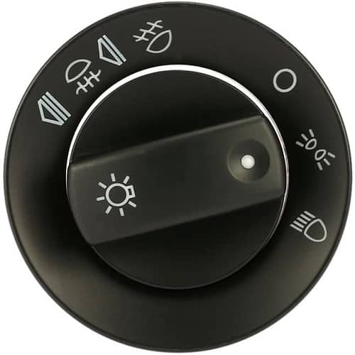 Interruptor de control de faros antiniebla del coche negro - imagen 1