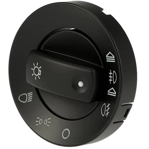 Interruptor de control de faros antiniebla del coche negro - imagen 2