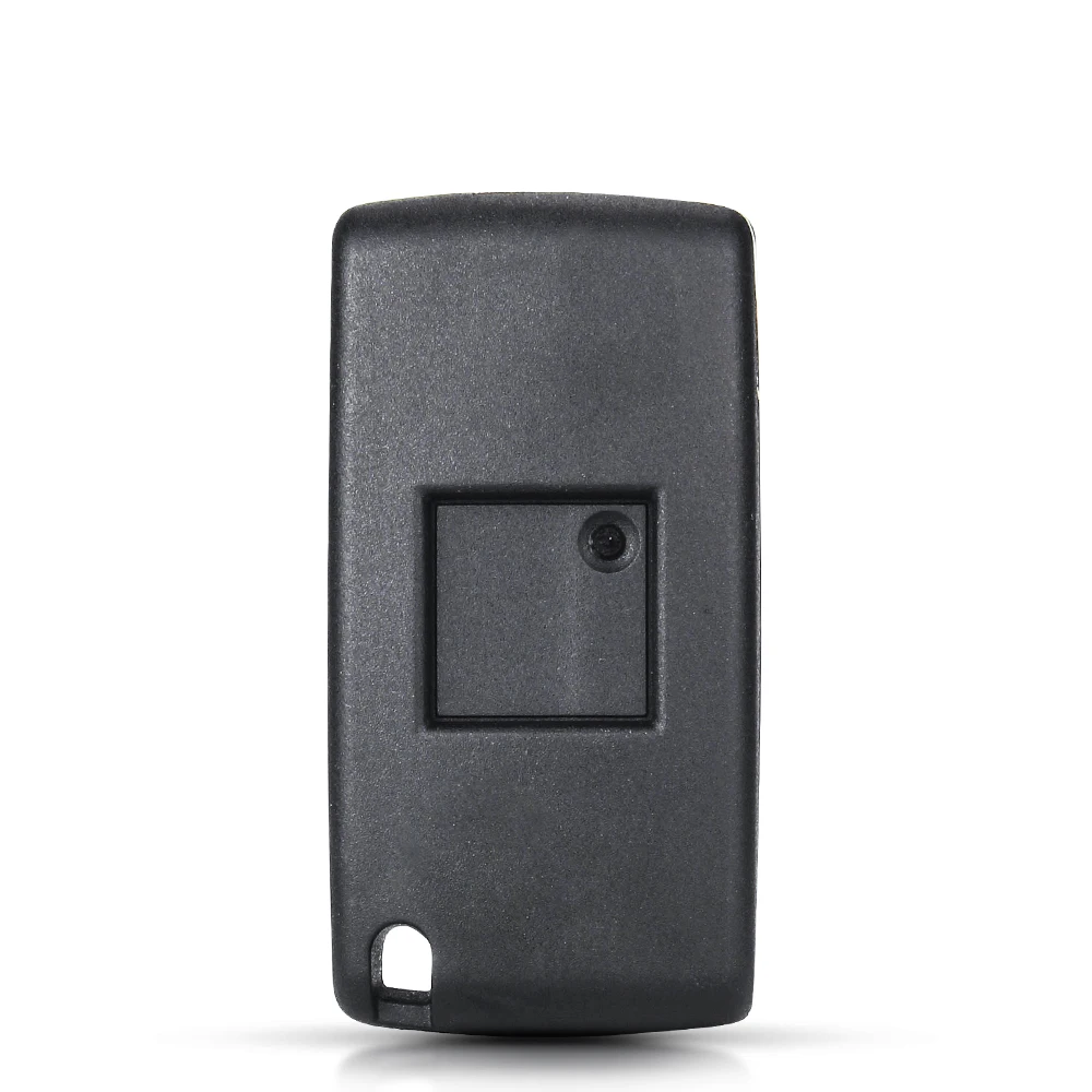 Carcasa mando llave de coche 2 botones compatible con peugeot y citroen negro - imagen 2