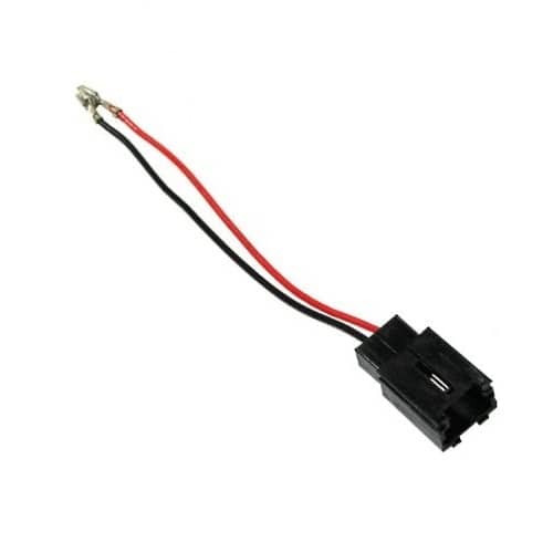 Cable conector para altavoces y radio de coche negro