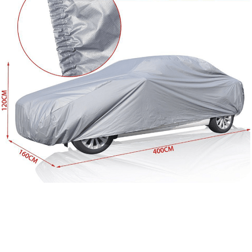 Funda para coche impermeable a Prueba de Polvo Anti-UV Talla S gris para interior - imagen 2