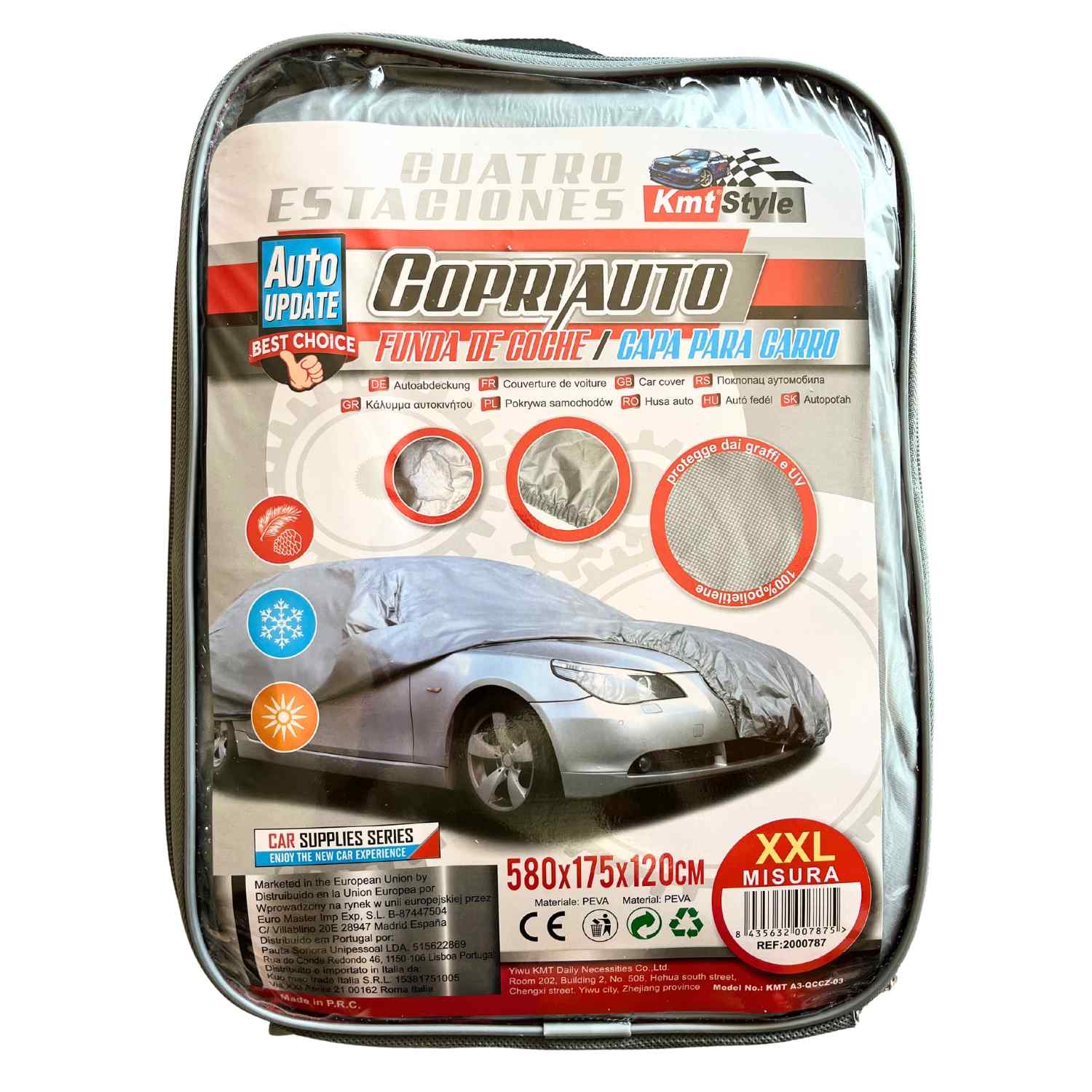 Funda para coche impermeable a Prueba de Polvo Anti-UV Talla XXL para interior - imagen 6