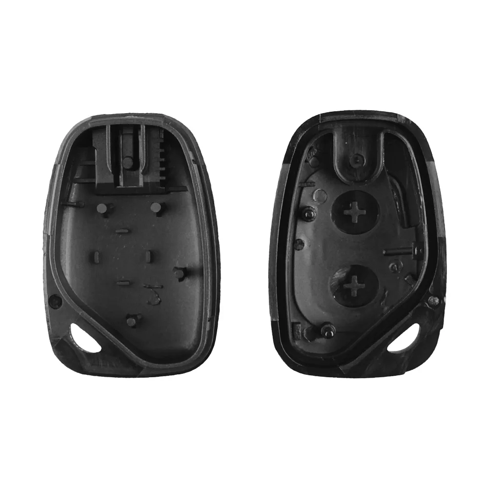 Carcasa mando llave del coche 2 botones compatible con Vauxhall Opel Vivaro Renault Trafic negro - imagen 3