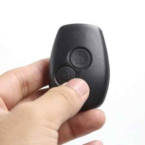 Carcasa mando llave del coche 2 botones compatible con Renault Clio, Twingo, Megane, Laguna y Kangoo negro - imagen 6