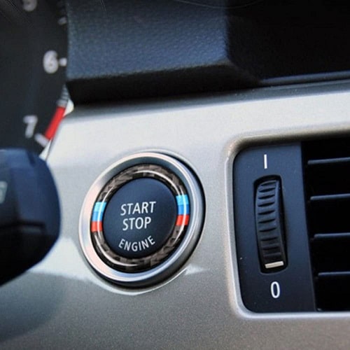 Anillo embellecedor para boton star stop engine compatible con BMW negro - imagen 3