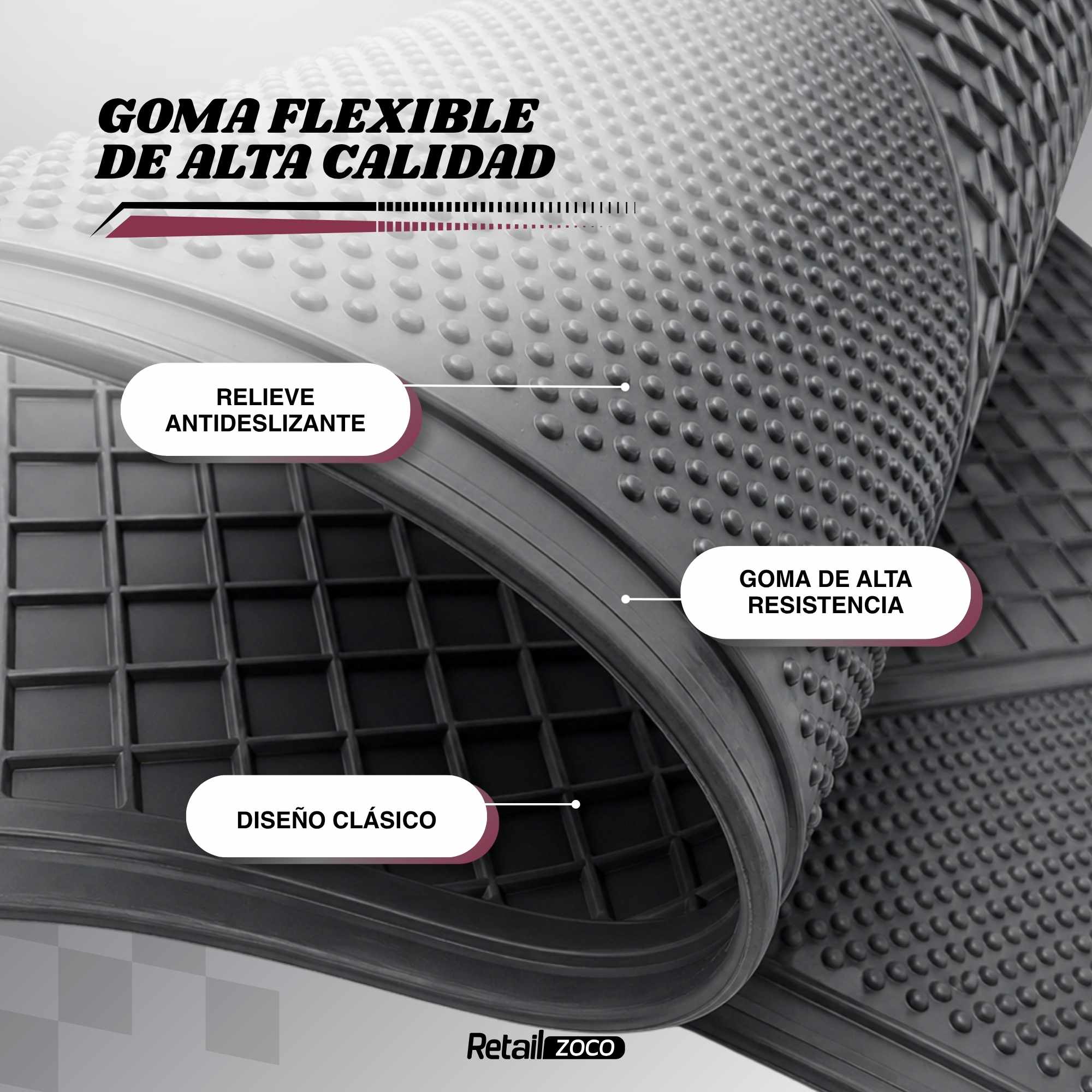 Juego Alfombrillas de Goma Universales para Coche v2 - imagen 4