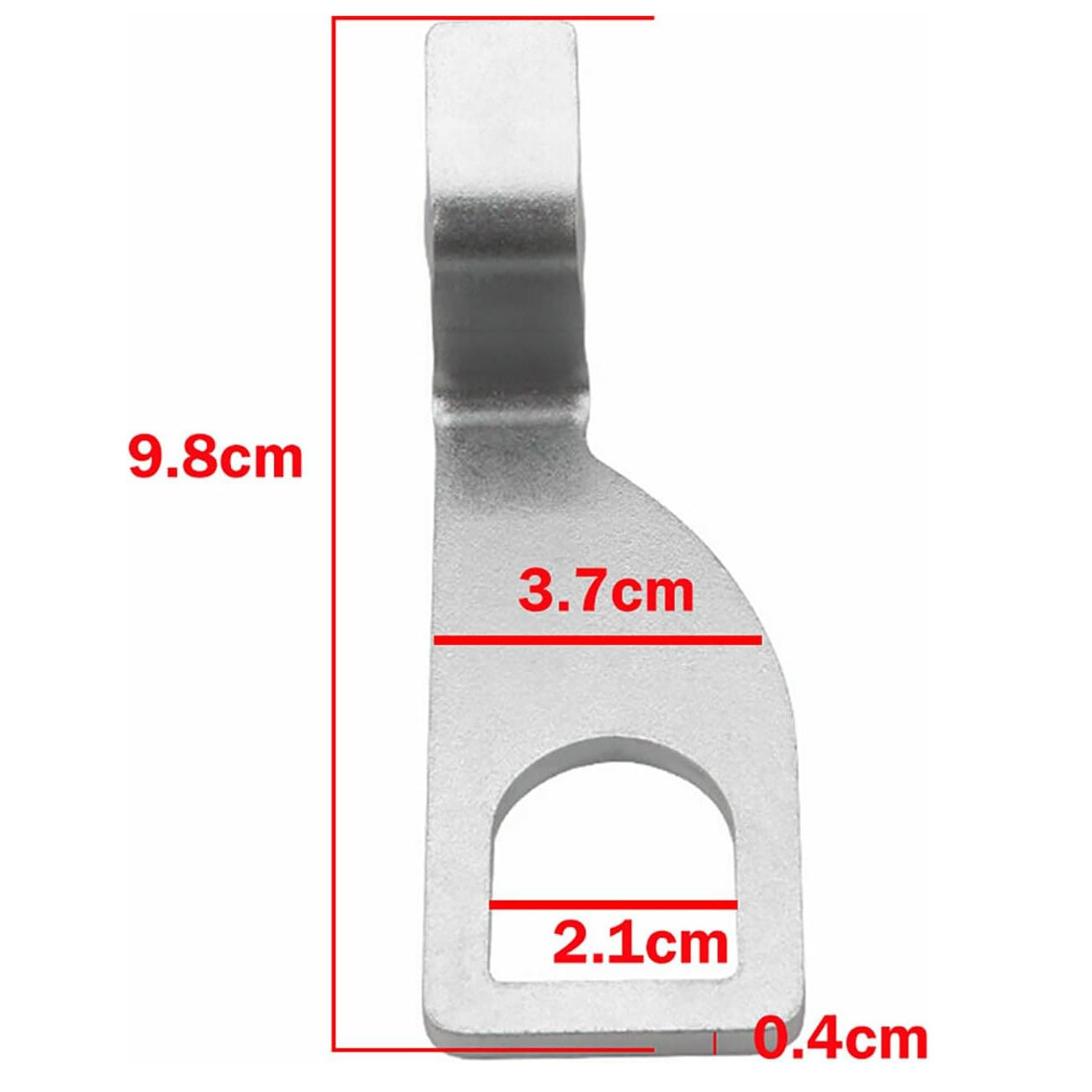 Soporte para puerta trasera de vehiculo inox gris - imagen 6