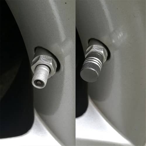 Tapon de aluminio para valvula de neumatico (4 uds) 9935183 Gris - imagen 3