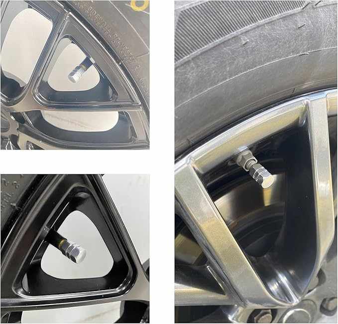 Tapon de aluminio para valvula de neumatico (4 uds) 9935180 plateado - imagen 4