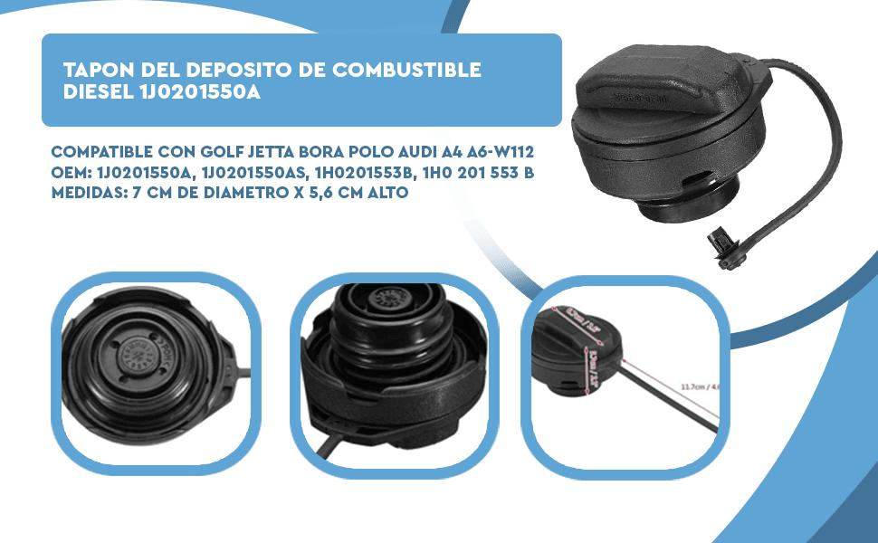 Banner - Tapon del deposito de combustible diesel 1J0201550A