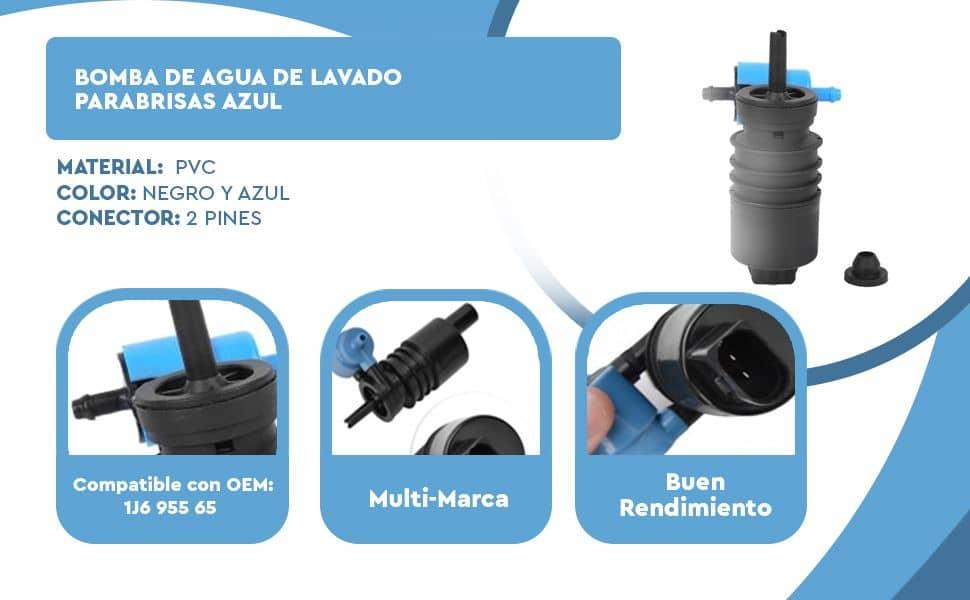 Banner - Bomba de agua de lavado parabrisas azul