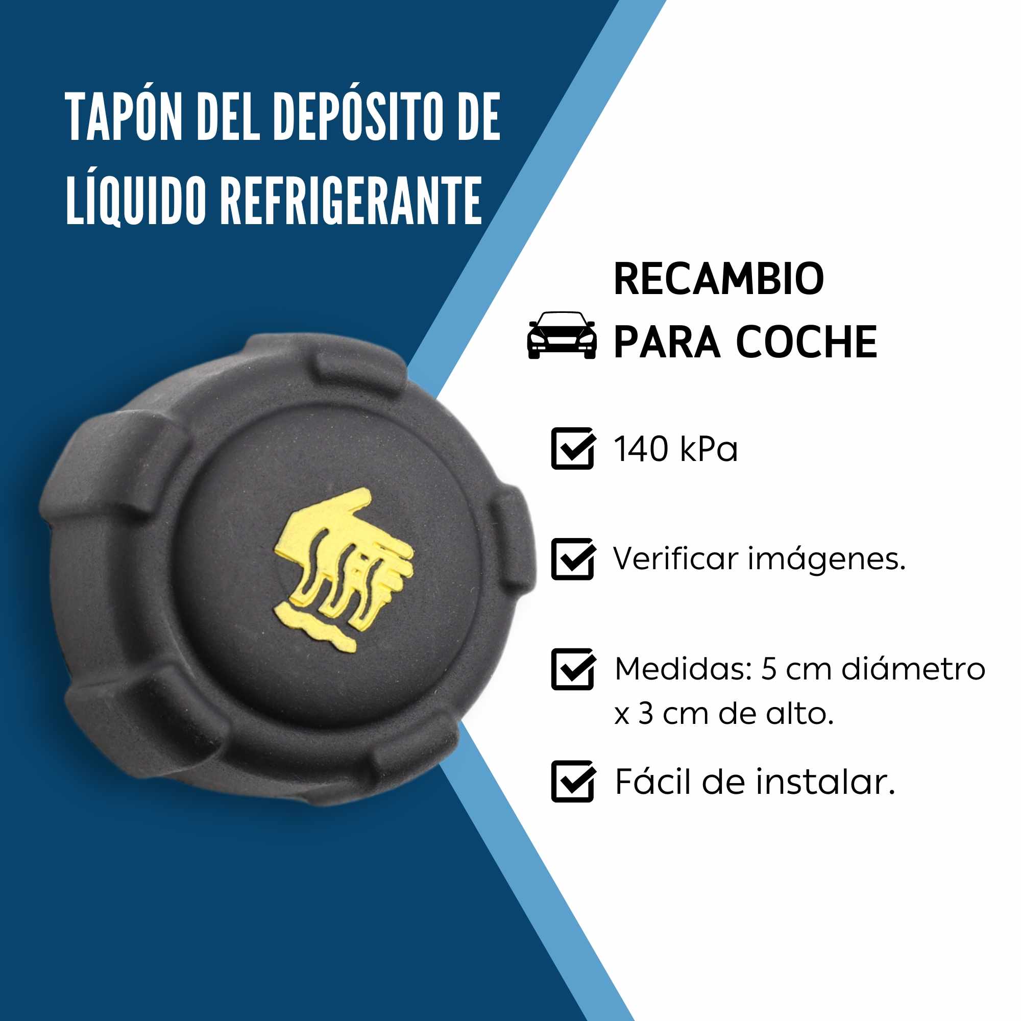 Tapon deposito de refrigerante - imagen 3