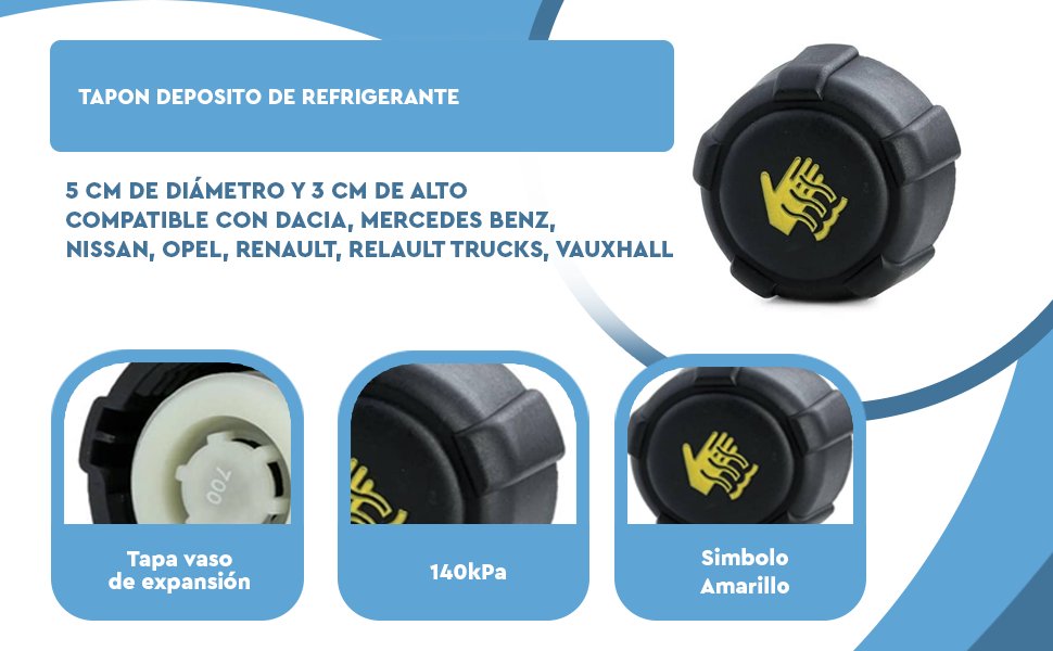 Banner - Tapon deposito de refrigerante