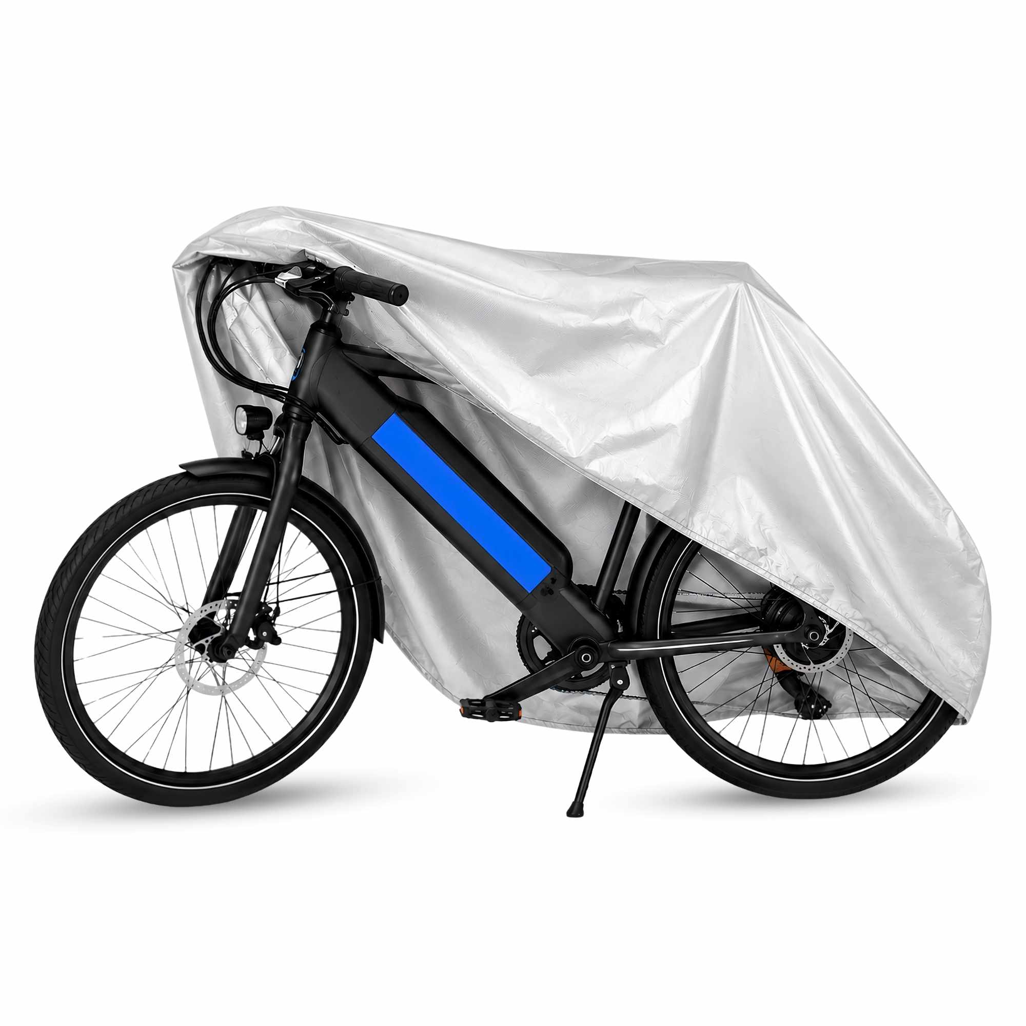 Funda para moto impermeable a Prueba de Polvo Anti-UV 230x130 cm gris - imagen 1