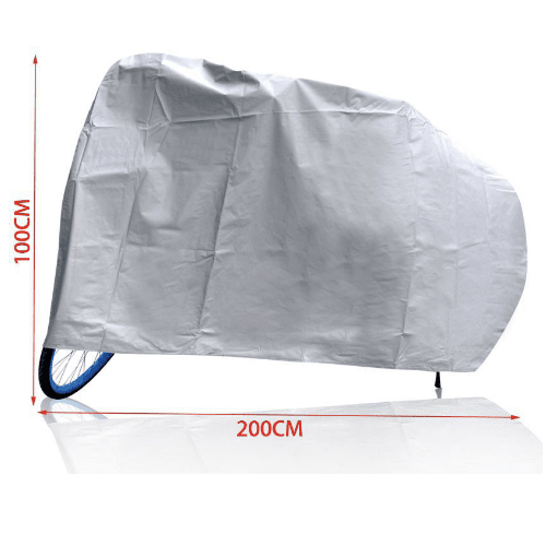 Funda para bicicleta impermeable a Prueba de Polvo Anti-UV 200x100 cm gris - imagen 2