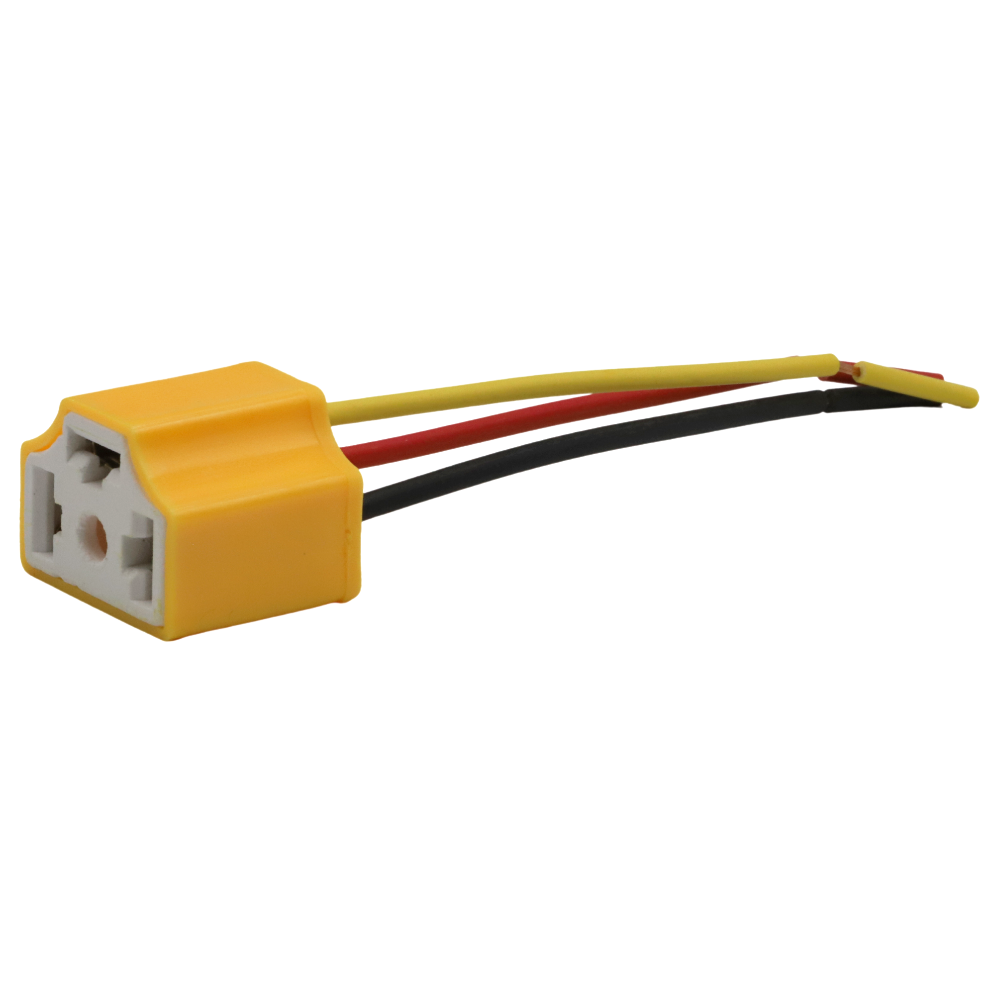 Conector H4 para faros de coche amarillo - imagen 1