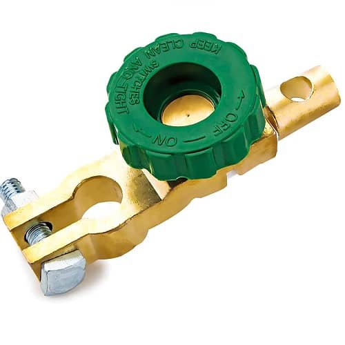 Interruptor desconexion del Aislador de la bateria 6V-24V dorado - imagen 1