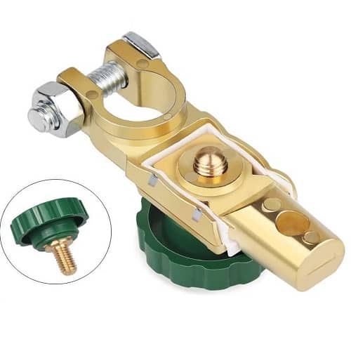Interruptor desconexion del Aislador de la bateria 6V-24V dorado - imagen 2