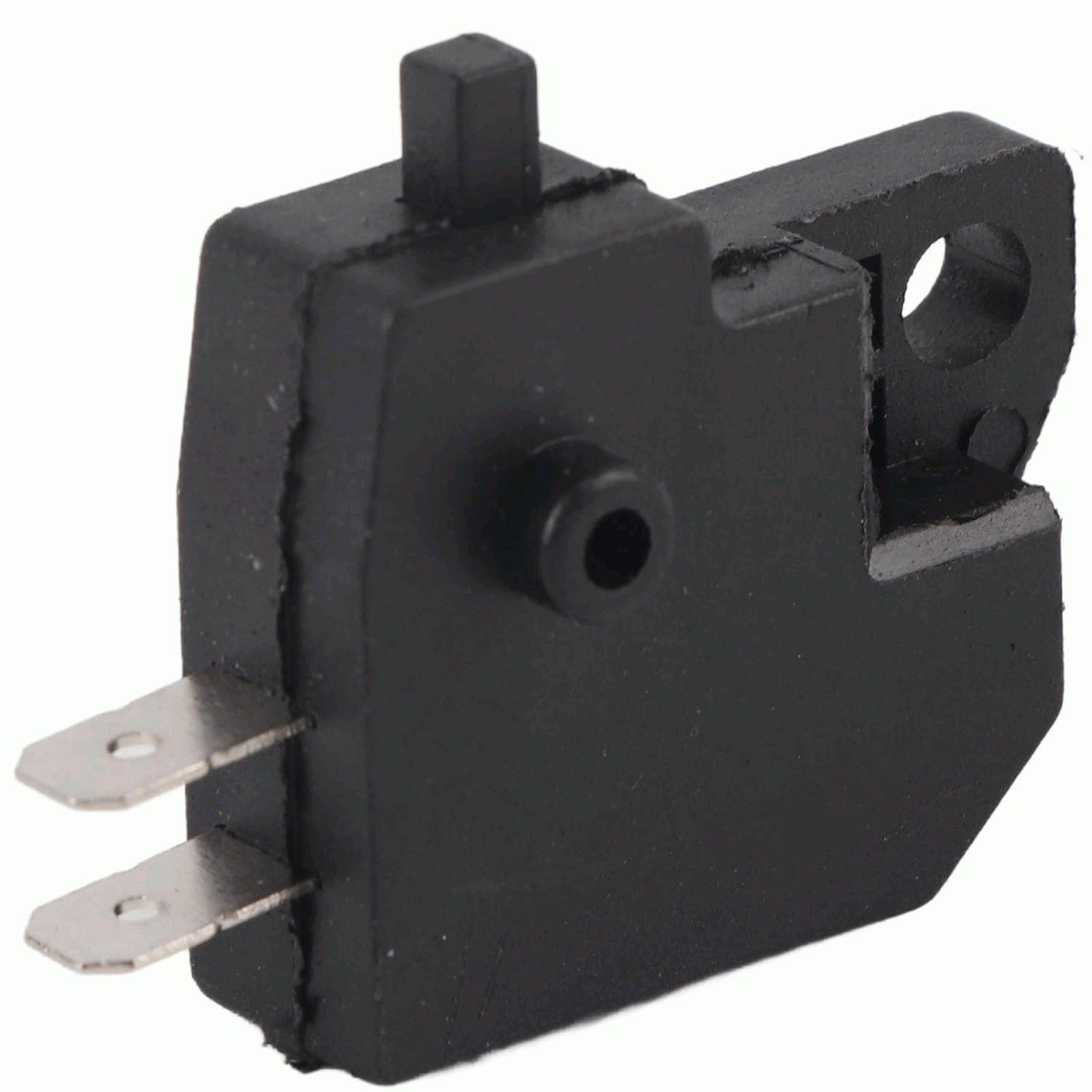 Interruptor derecho de luz de freno moto Negro