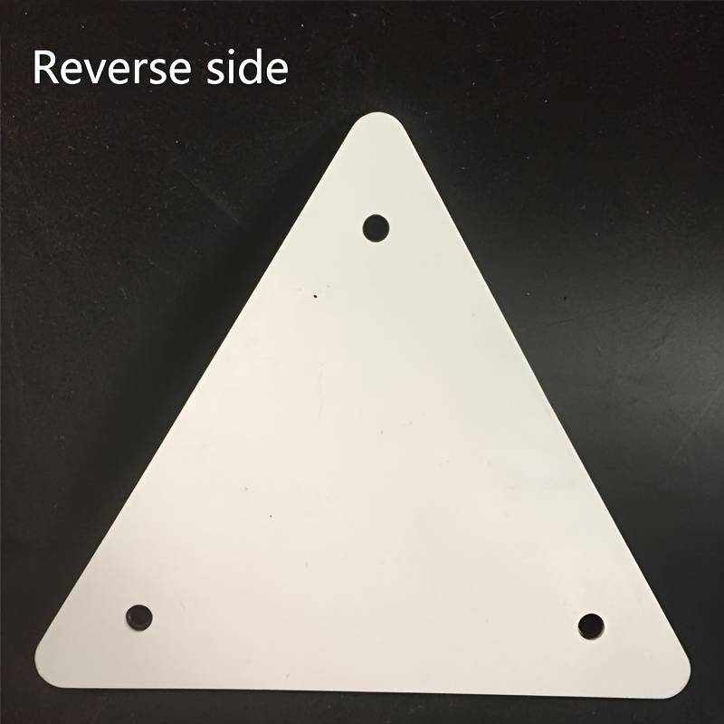 Reflector trasero rojo triangular para remolque (2 uds) - imagen 5