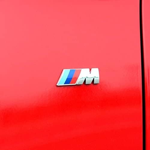 Emblema Adhesivo Logo M para puerta compatible con BMW plateado 5.5 cm x 2 cm - imagen 2