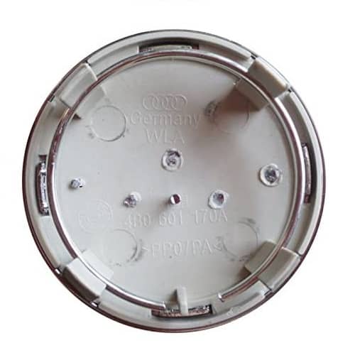 Embellecedor para llanta compatible con Audi 69 mm (4 uds) plateado - imagen 2